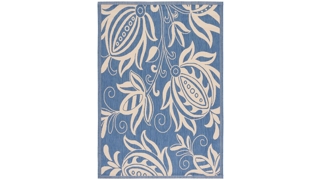 Courtyard Patterned Indoor/Outdoor Area Rug