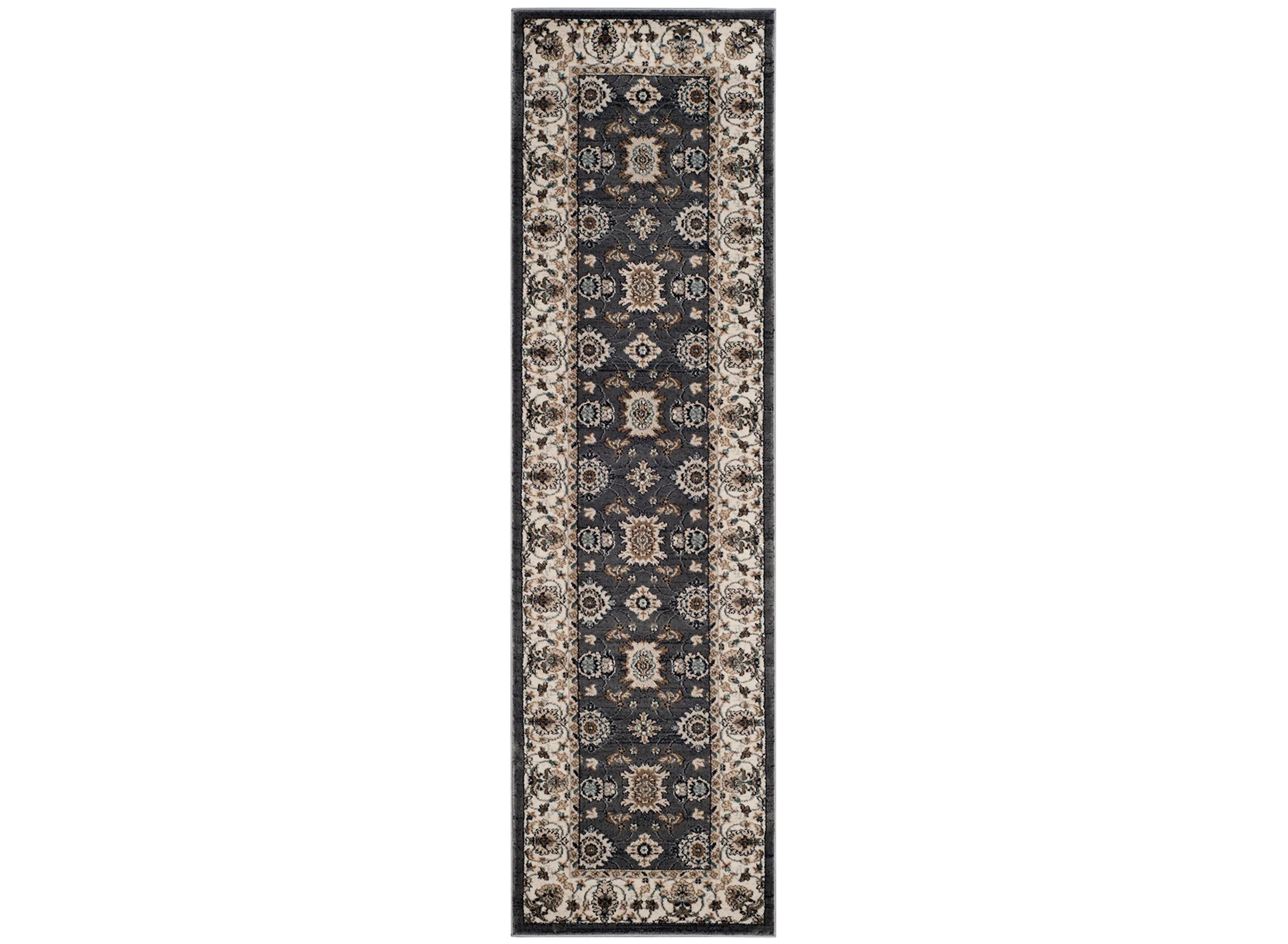Safavieh Lyndhurst Alicia Rug - 2-1/4' x 12' - Gray/Grey