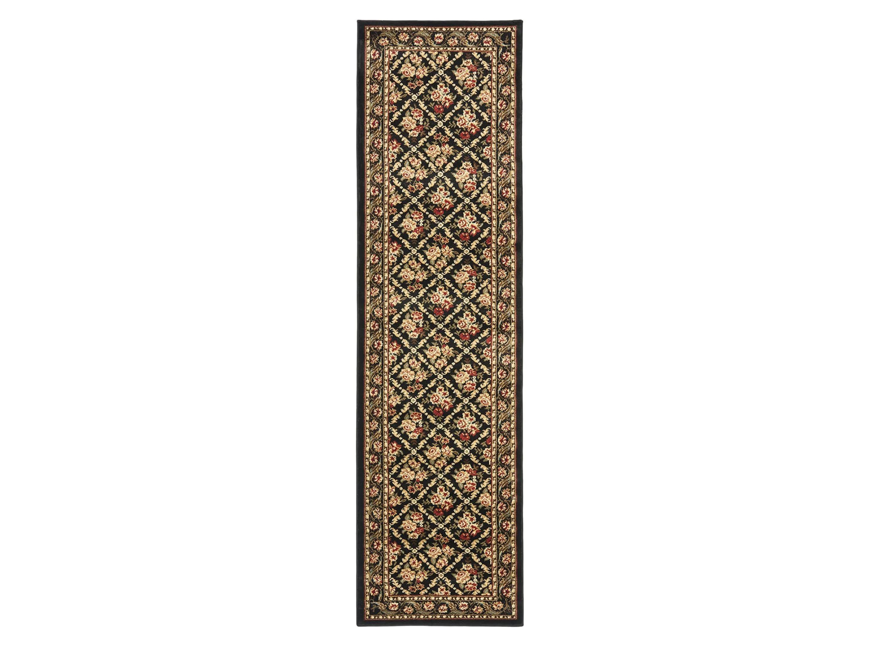 Lyndhurst Floral Lattice Power Loomed 2'3" x 8' Runner