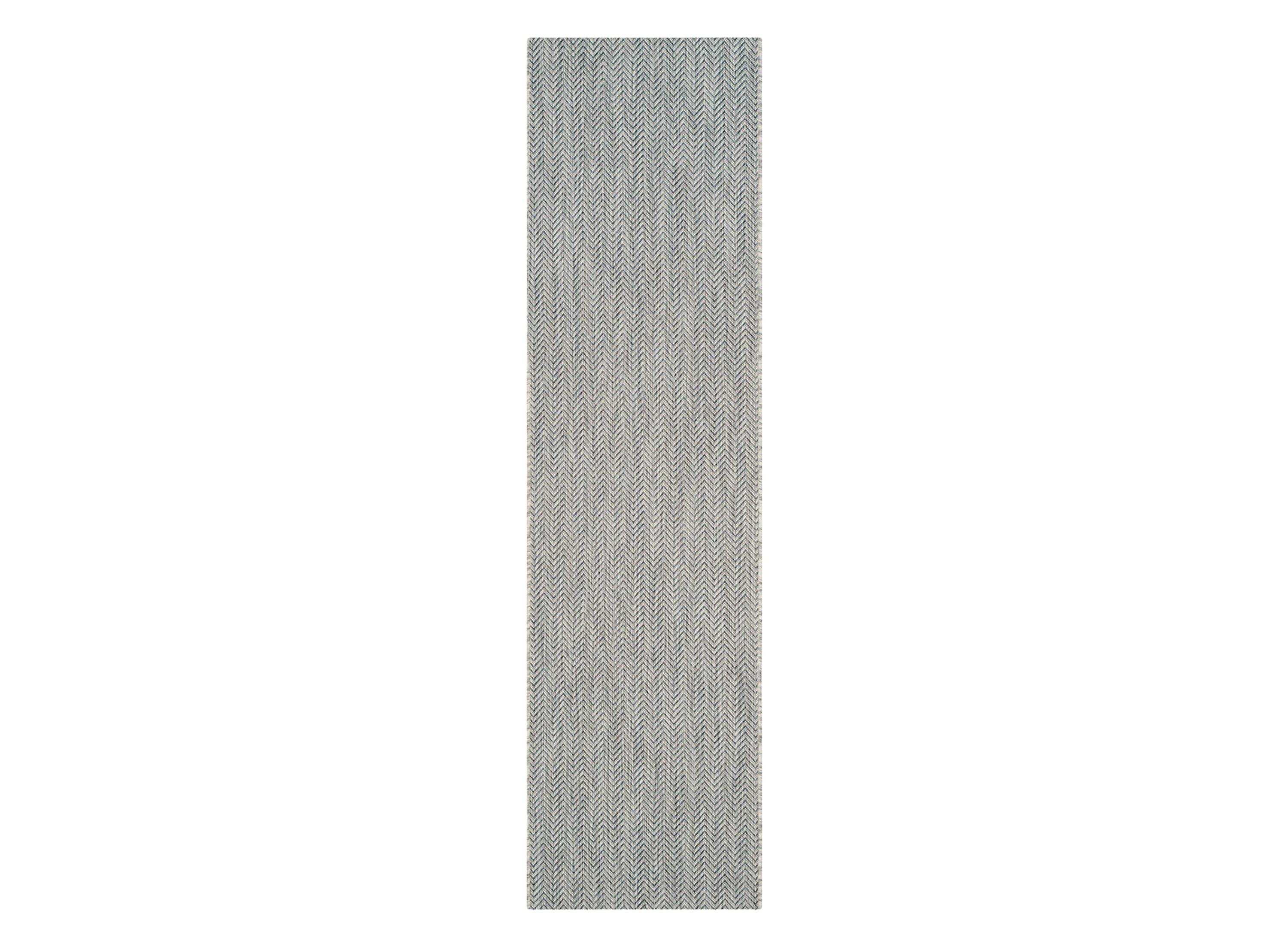 Courtyard Diamond Tile Indoor/Outdoor Runner Rug