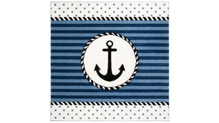 Carousel Anchor Kids Area Rug