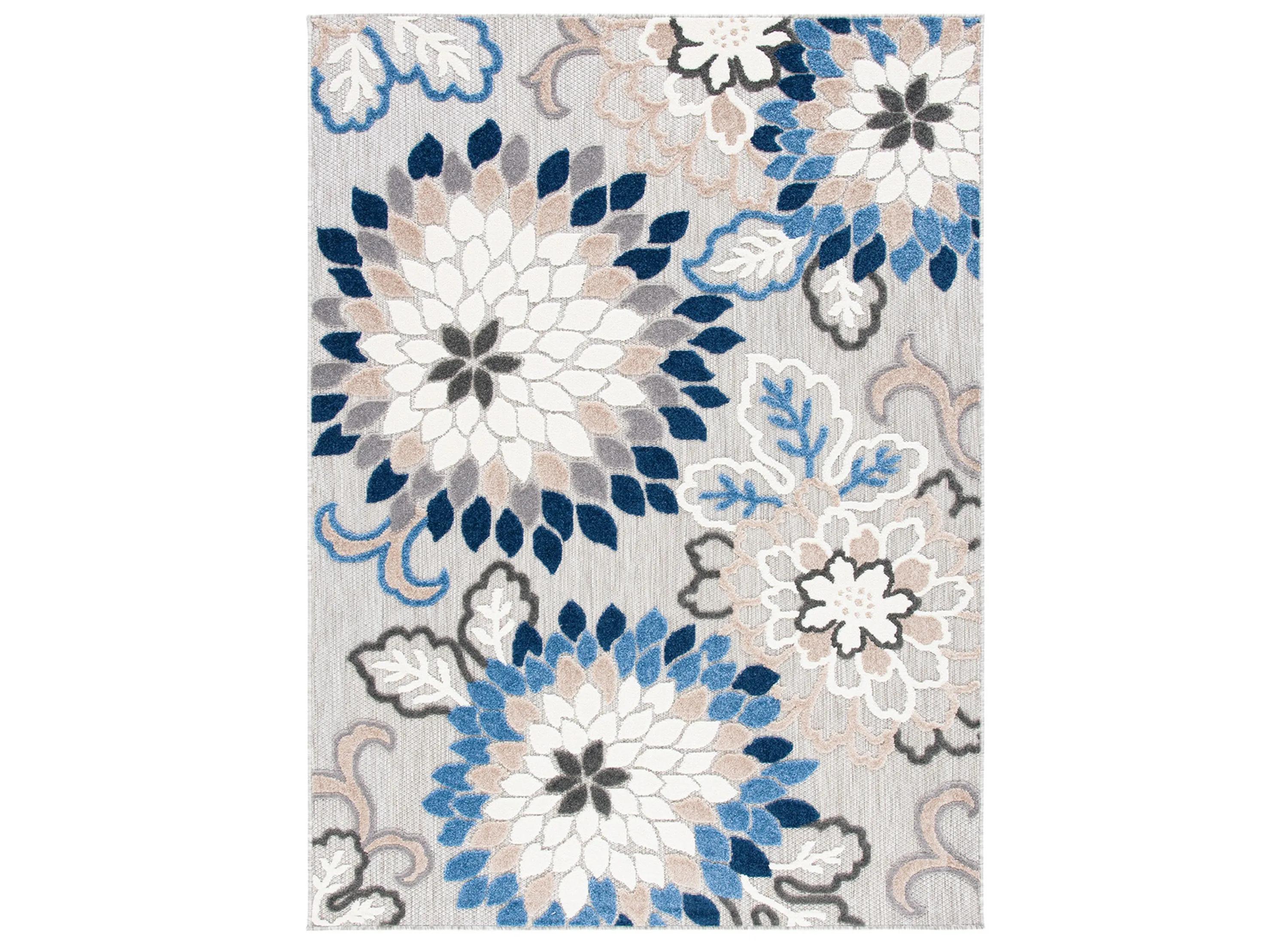 Safavieh Cabana Evelyn 5'-3" X 7'-7" Rug - Gray/Grey