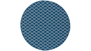 Courtyard Link Indoor/Outdoor Area Rug Round
