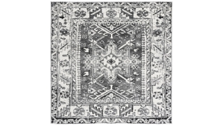 Darius Grey Area Rug Square