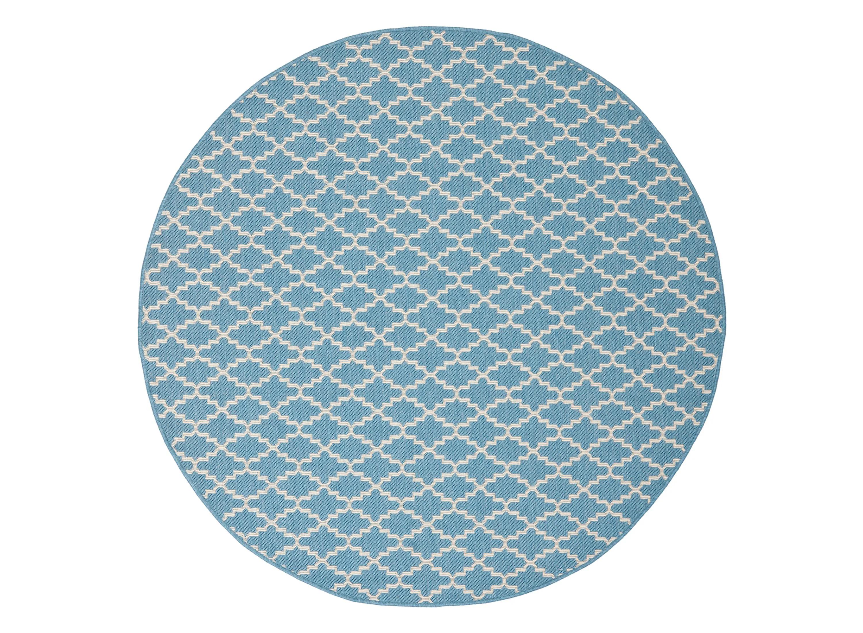 Courtyard Link Indoor/Outdoor Area Rug Round