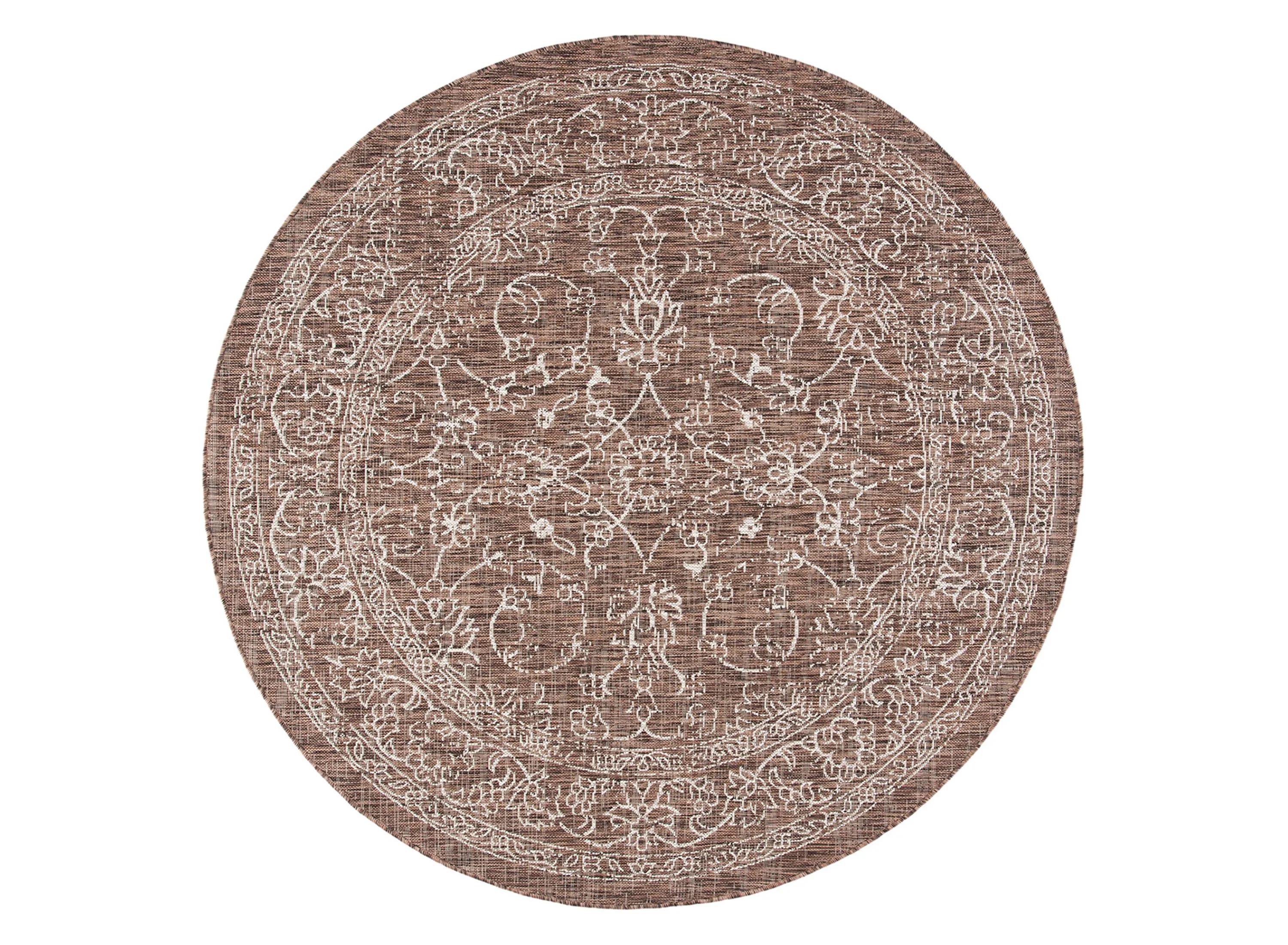Courtyard Pacific Indoor/Outdoor Area Rug Round