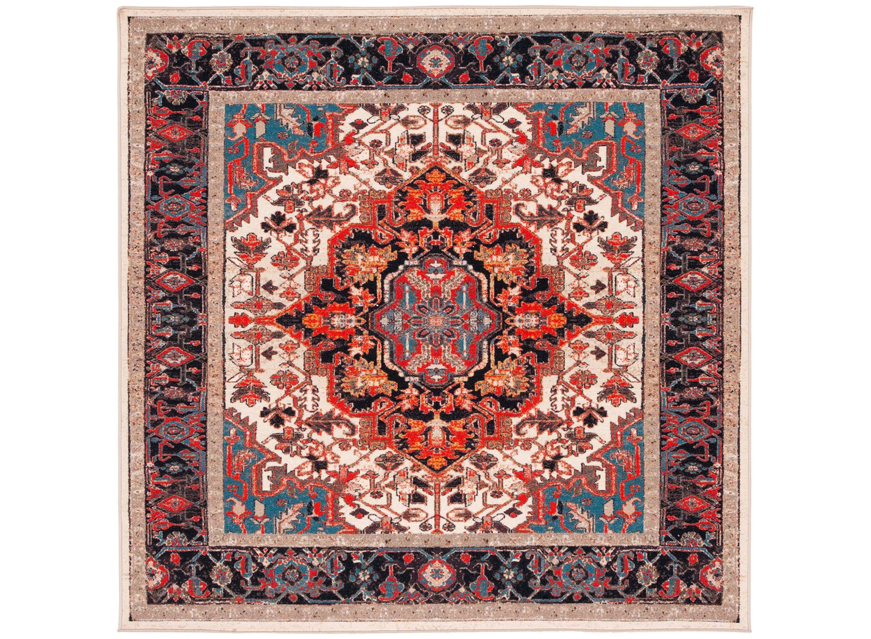 Rentin Square Area Rug