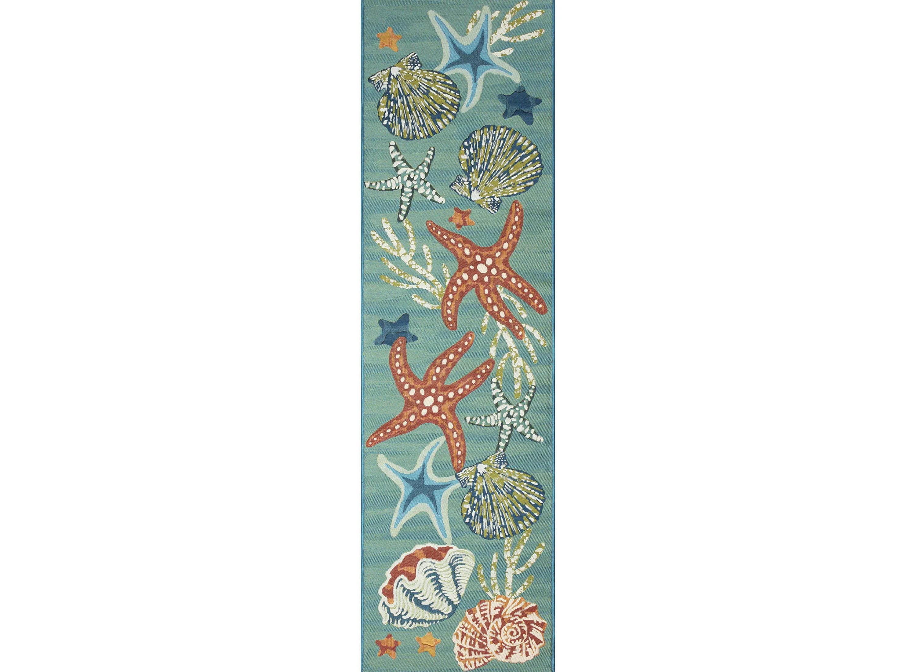 Marina Starfish Song Indoor/Outdoor Area Rug