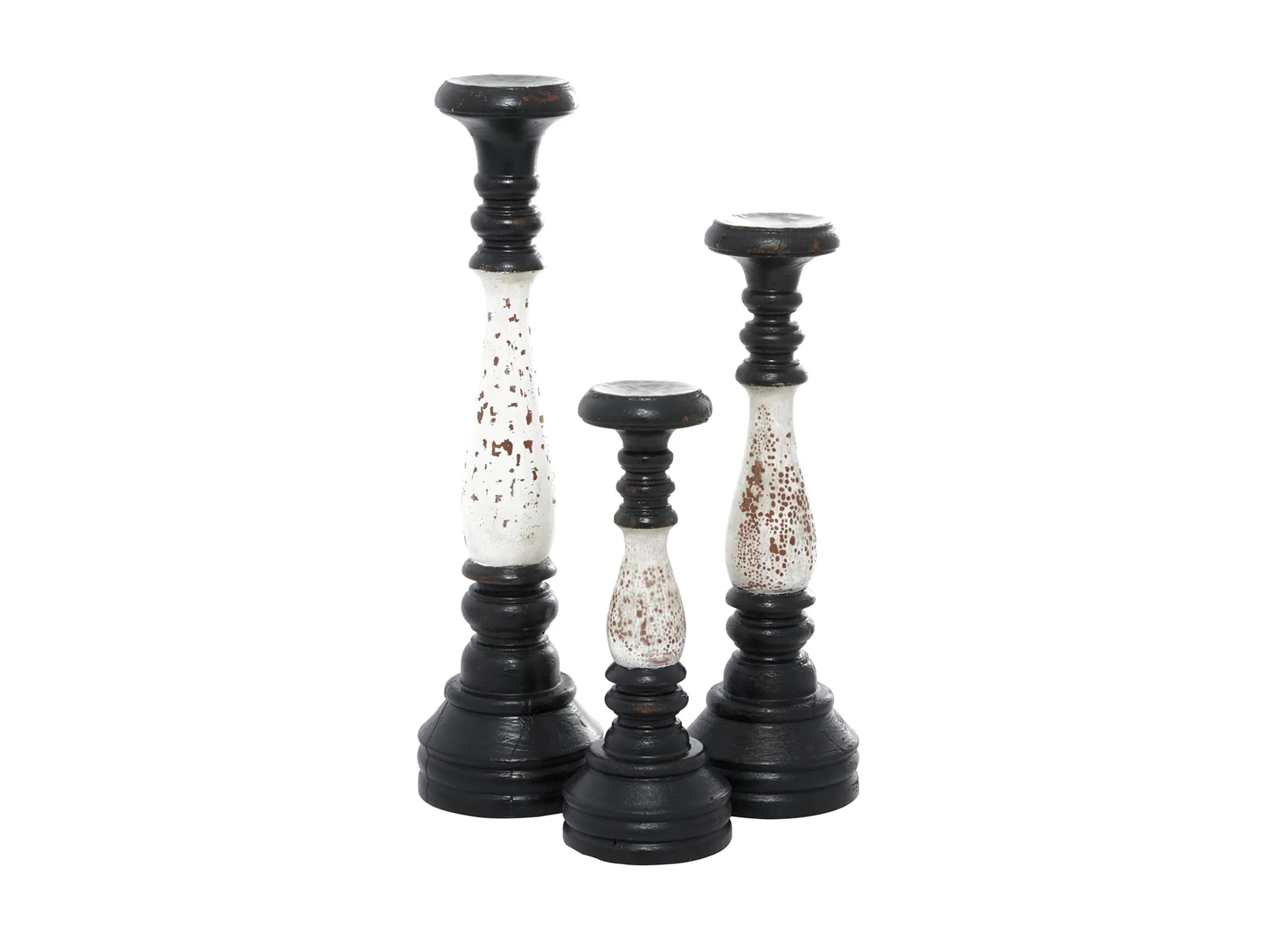 Ivy Collection Happy Valley Candle Holders Set of 3