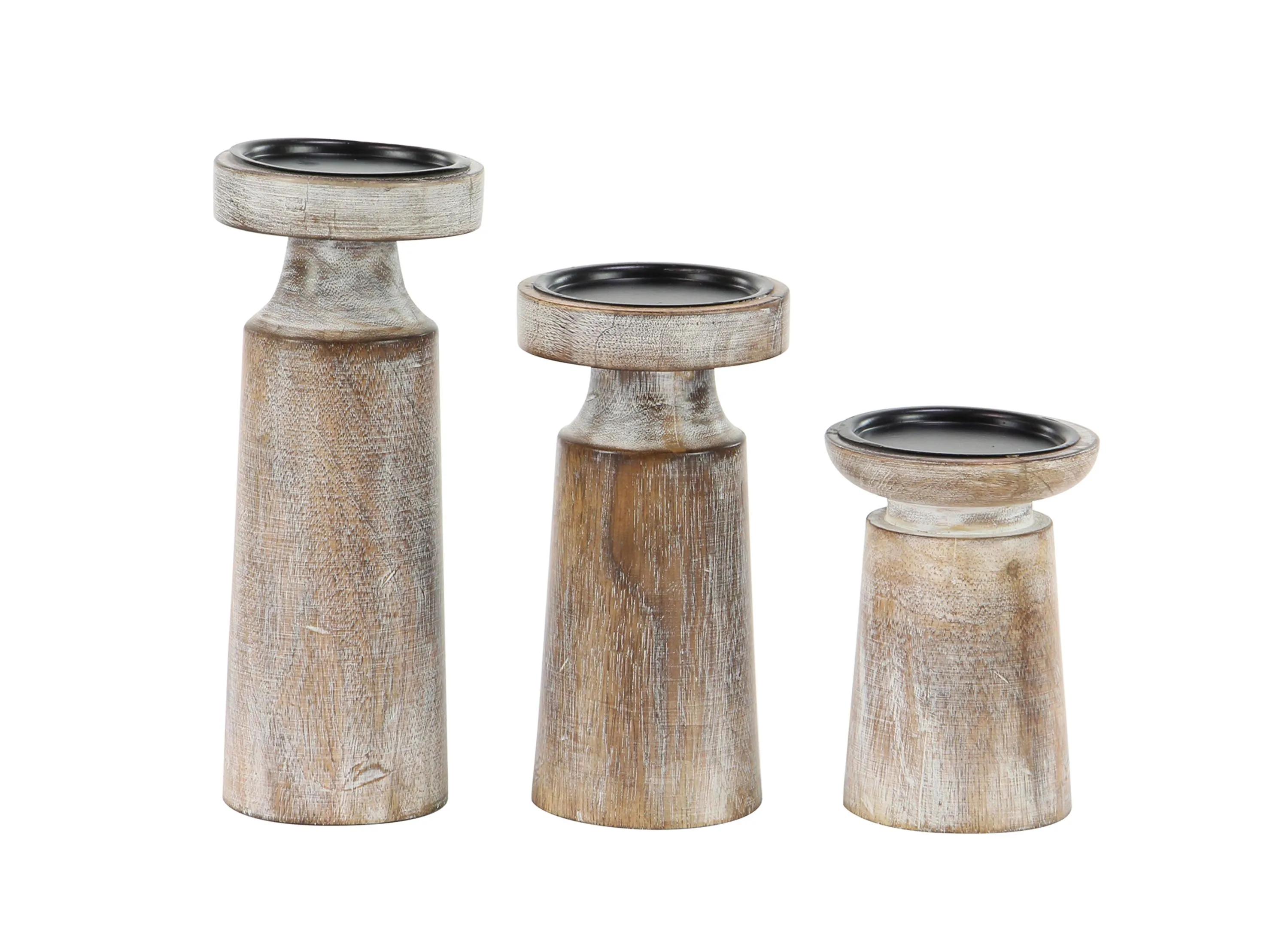 Ivy Collection Epineux Candle Holders Set of 3