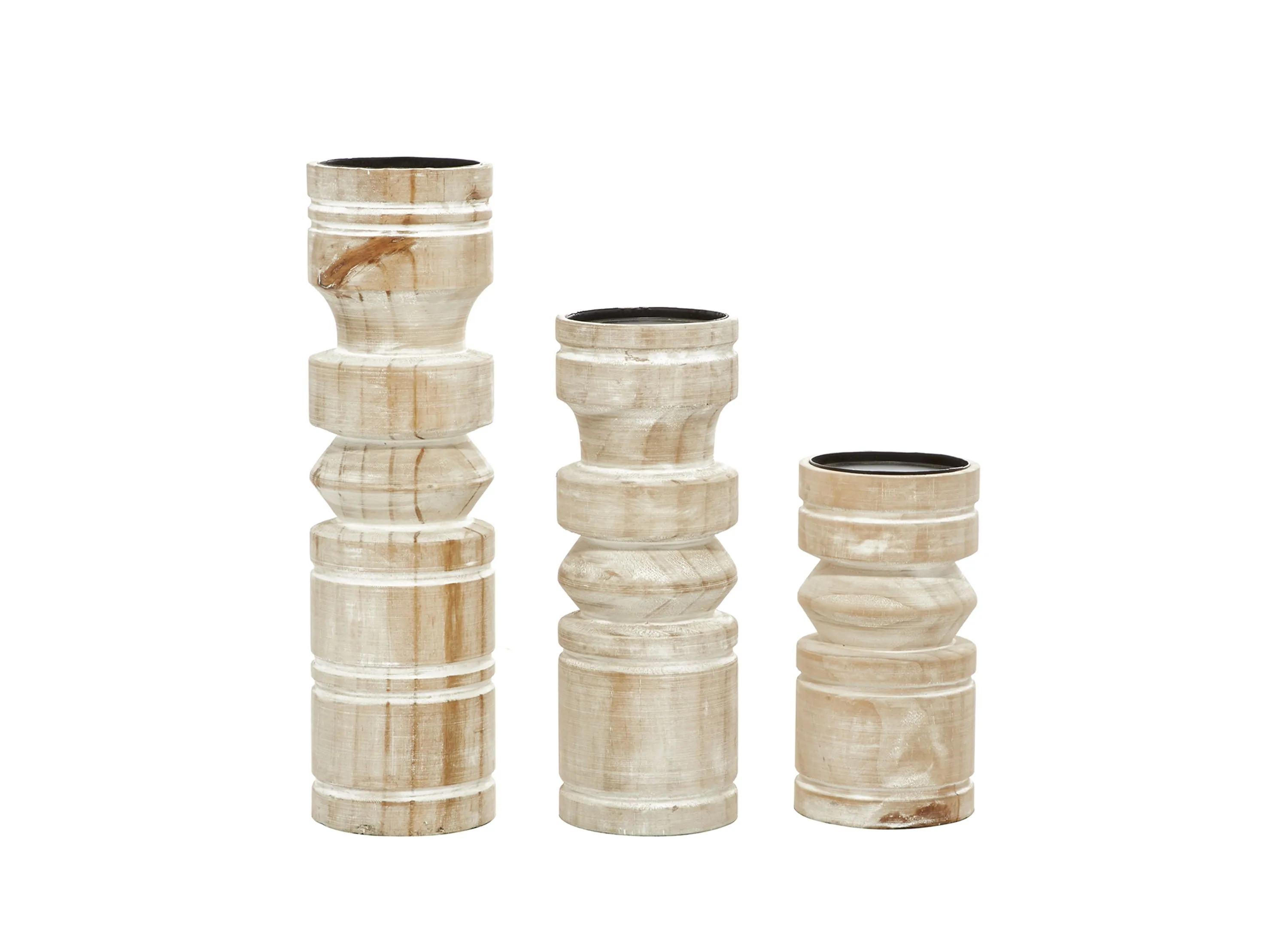 Ivy Collection Sherlock Candle Holders Set of 3