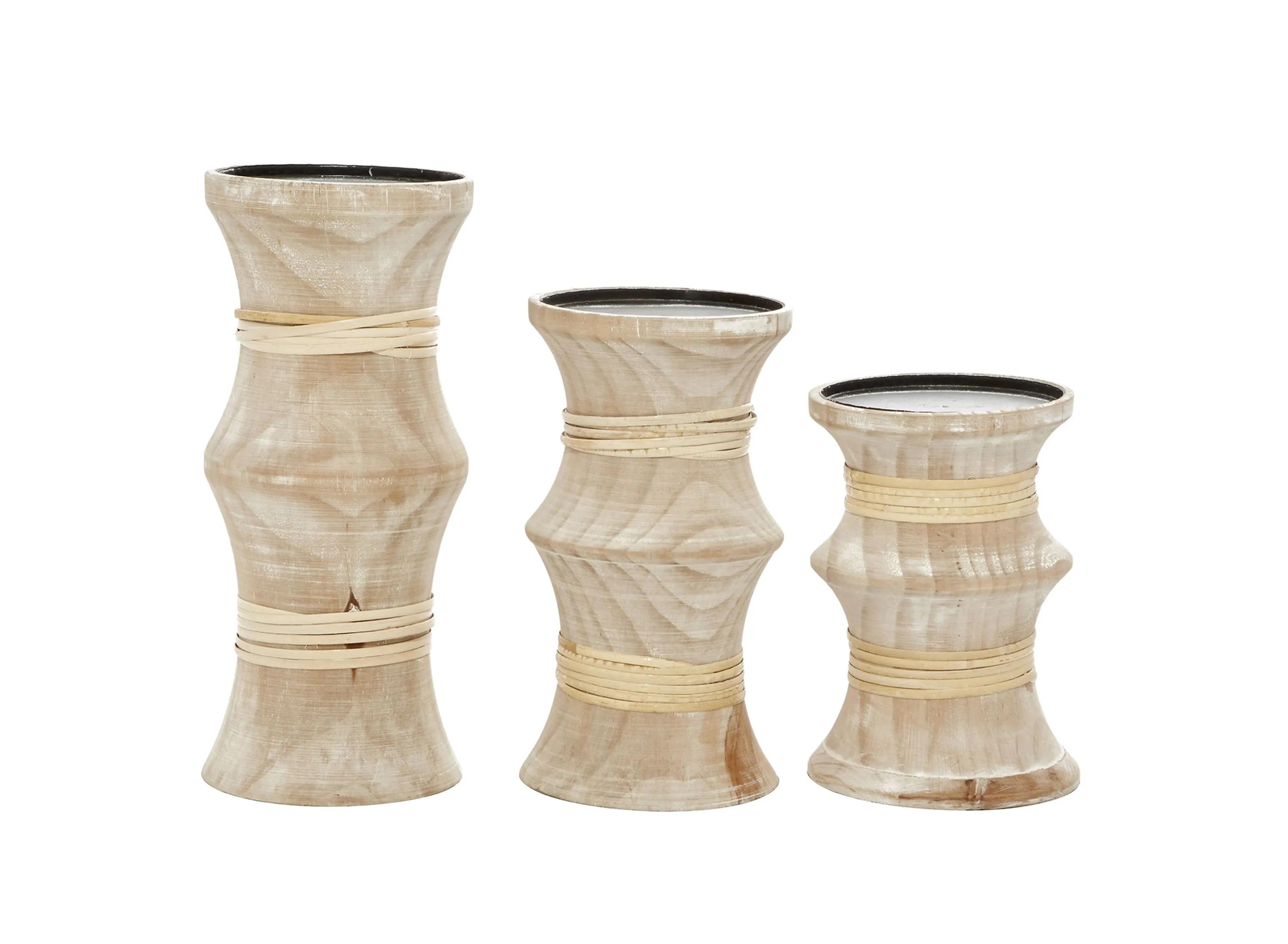 Ivy Collection Beiber Candle Holders Set of 3