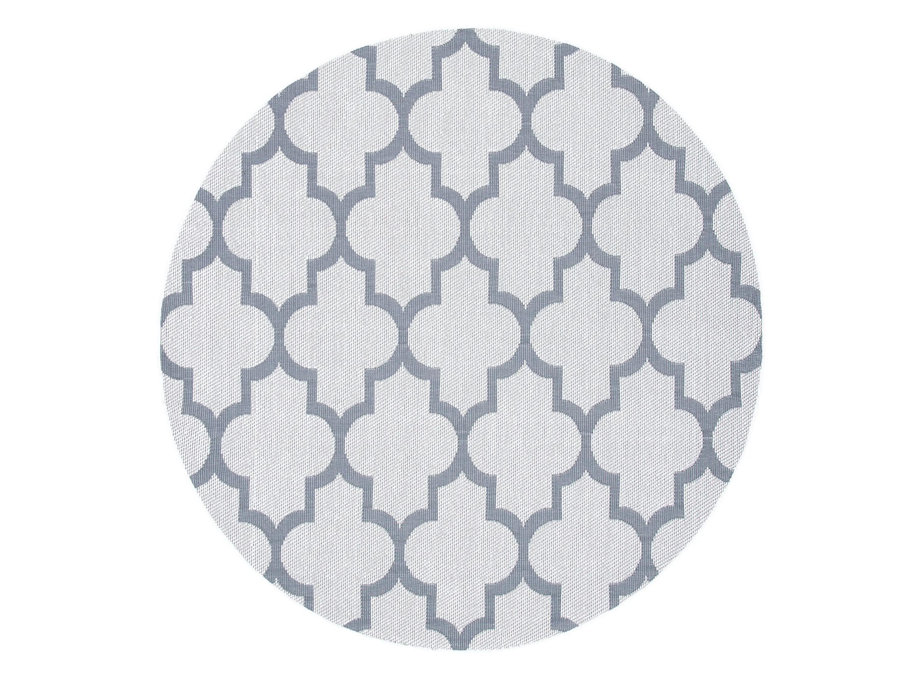 Bermuda Trellis Indoor/Outdoor Round Area Rug