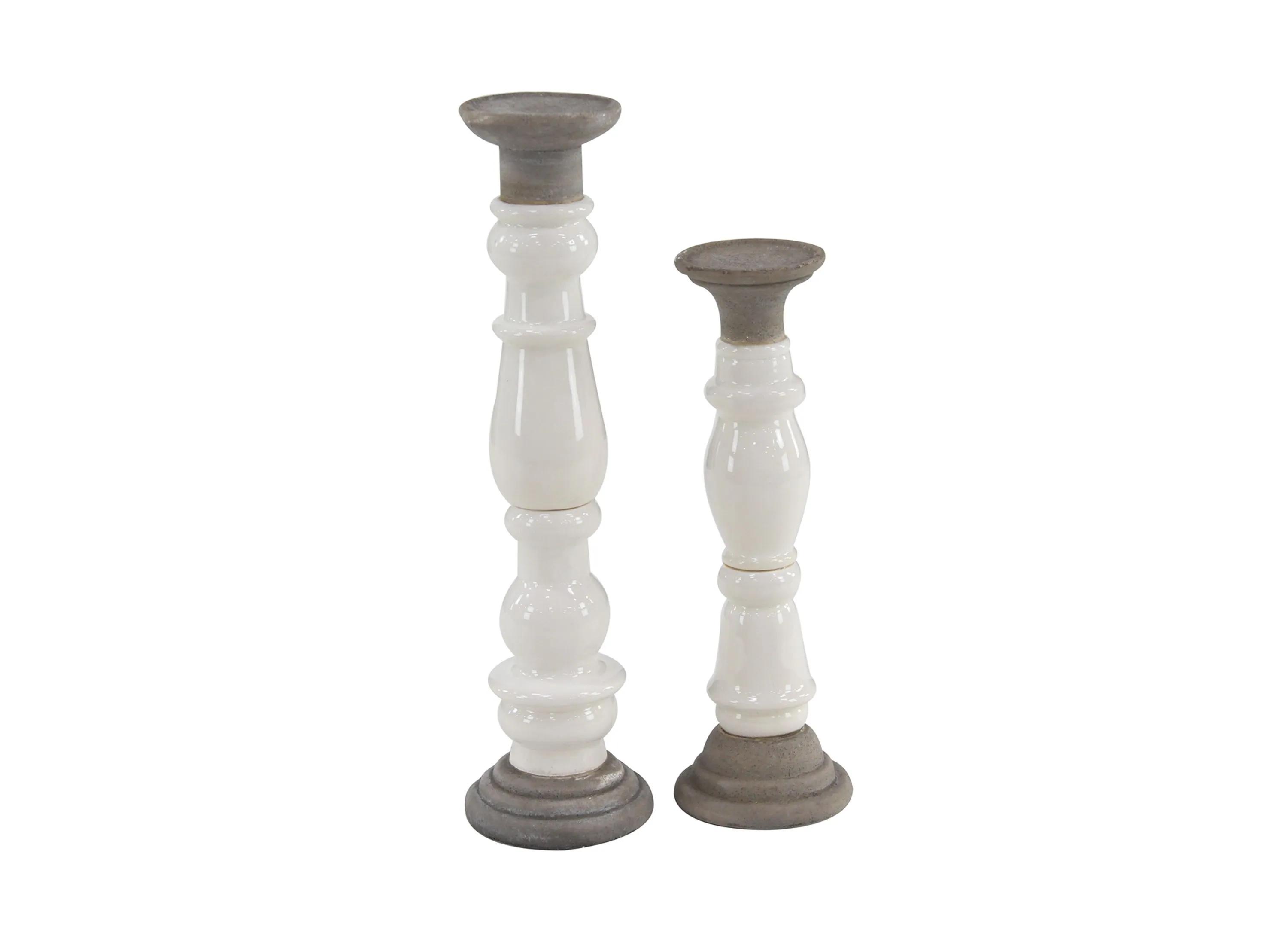 Ivy Collection Galieti Candle Holders Set of 2