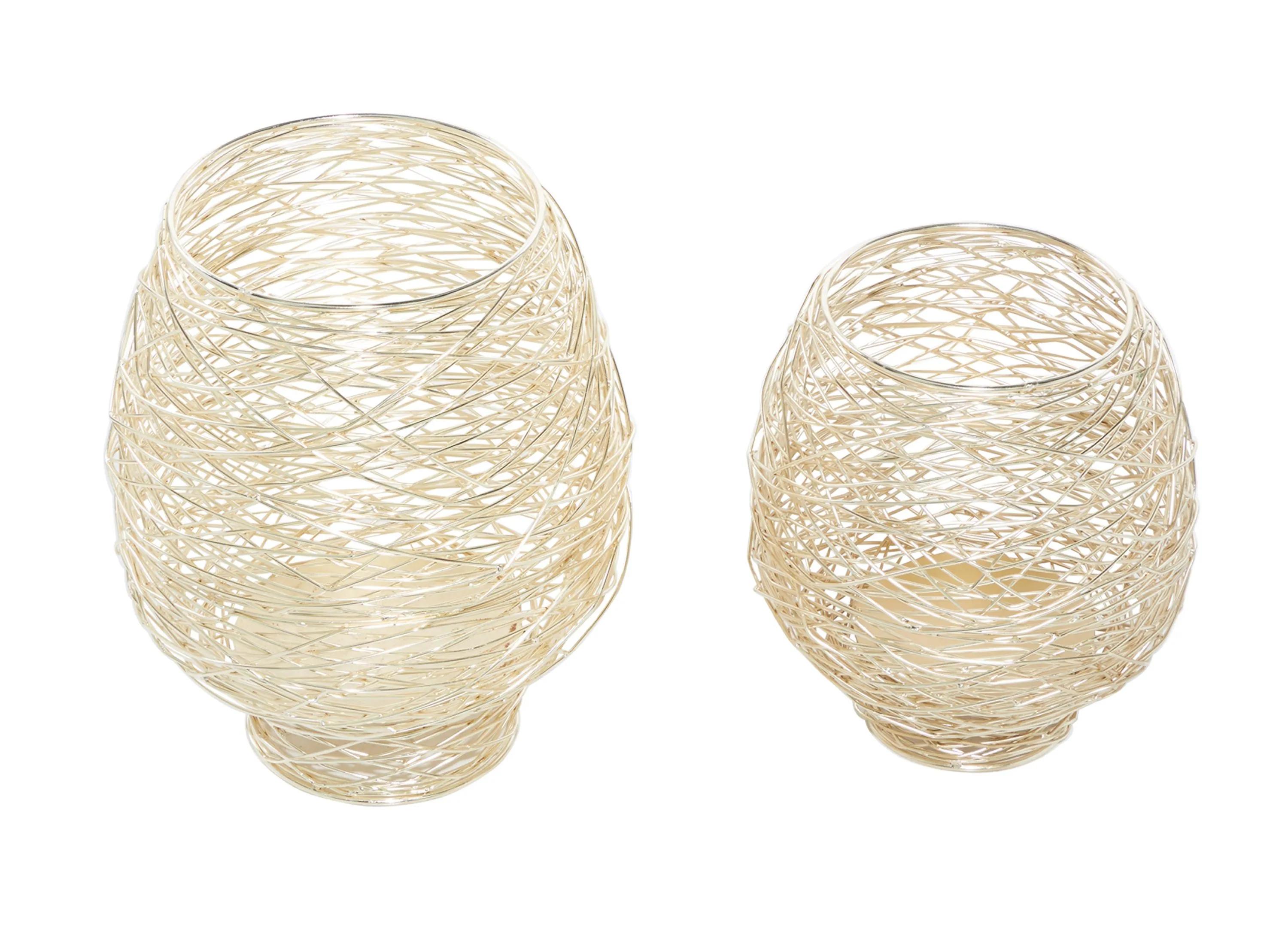 Ivy Collection Moreville Candle Holders Set of 2