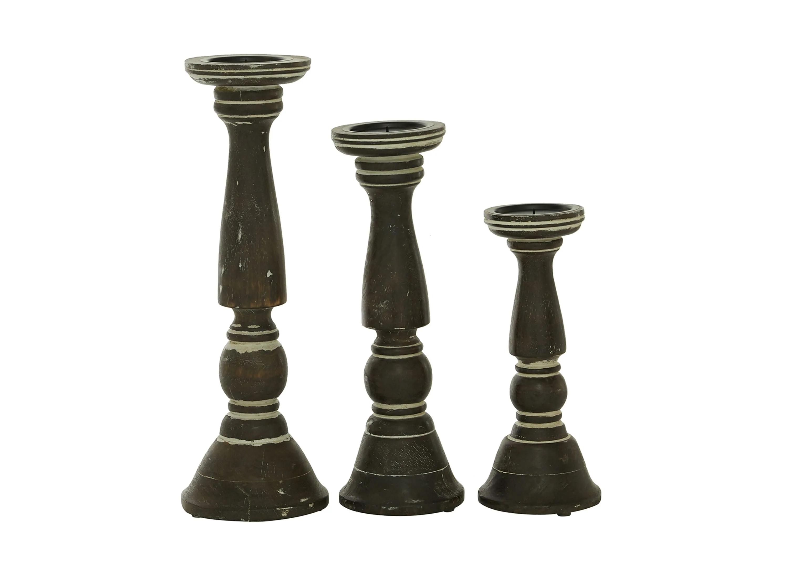 Ivy Collection Zavodchikov Candle Holders Set of 3