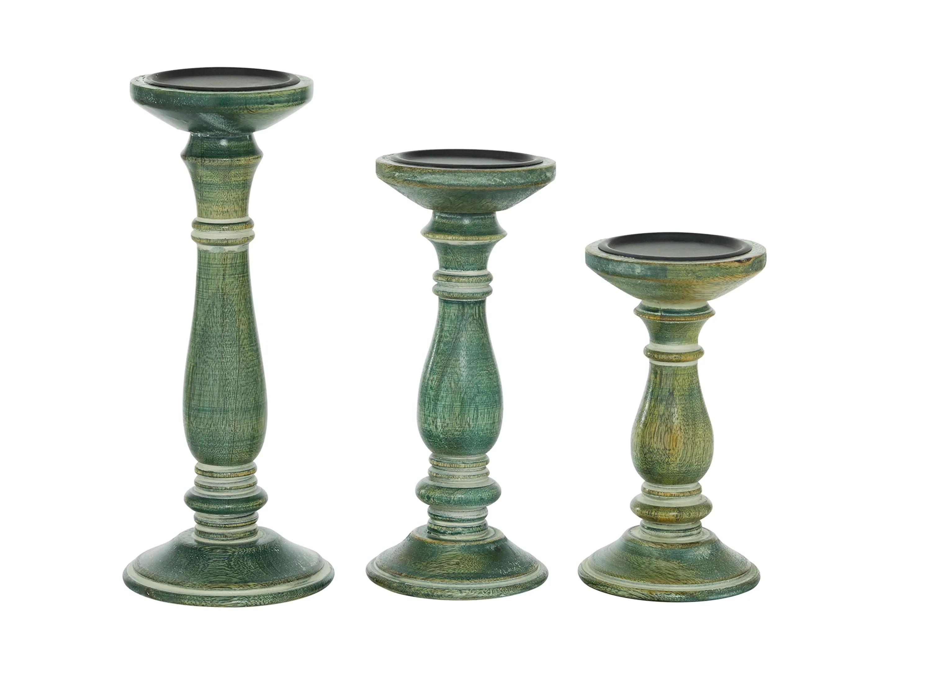 Ivy Collection Fishburne Candle Holders Set of 3