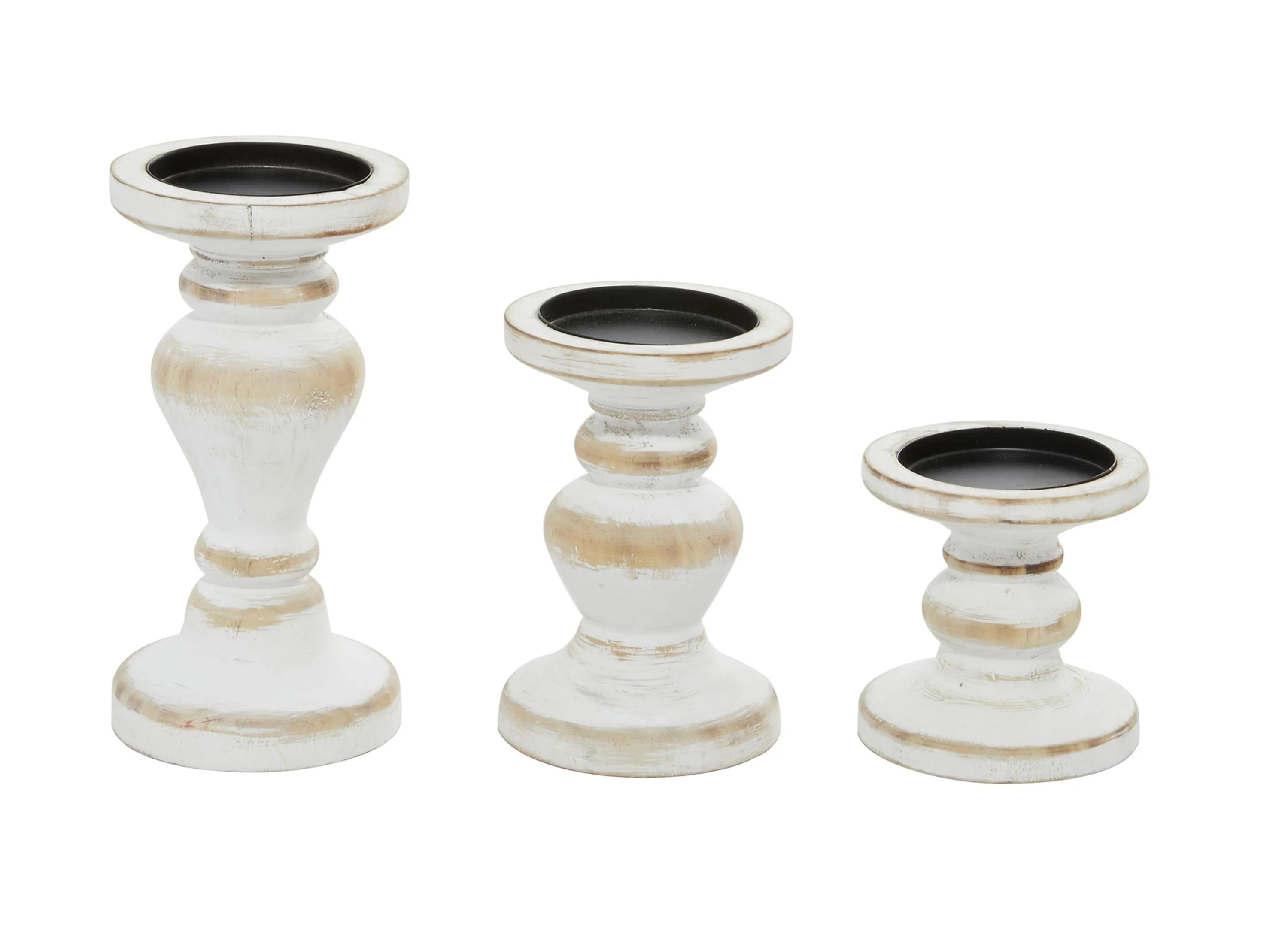 Ivy Collection Nyasha Candle Holders Set of 3