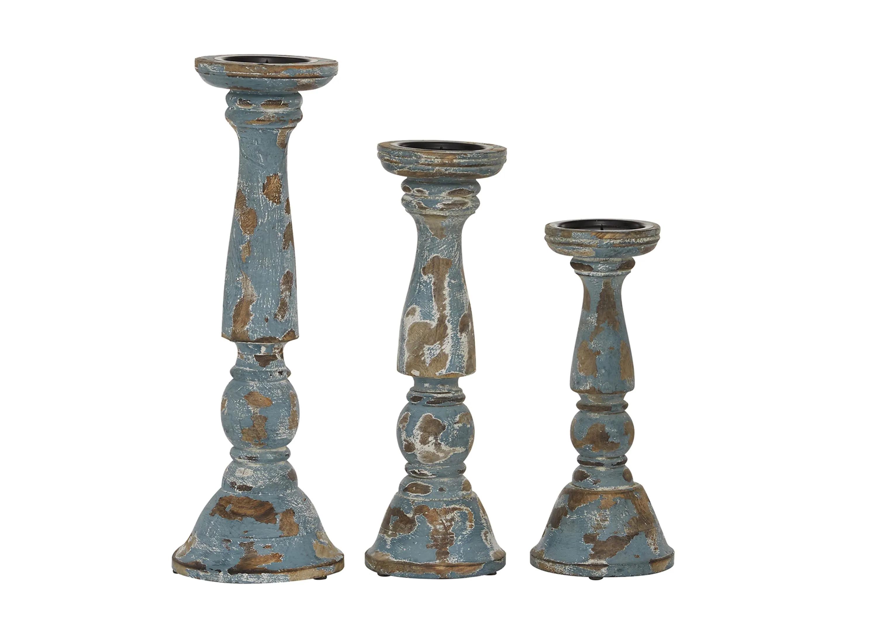 Ivy Collection Tulabelle Candle Holders Set of 3