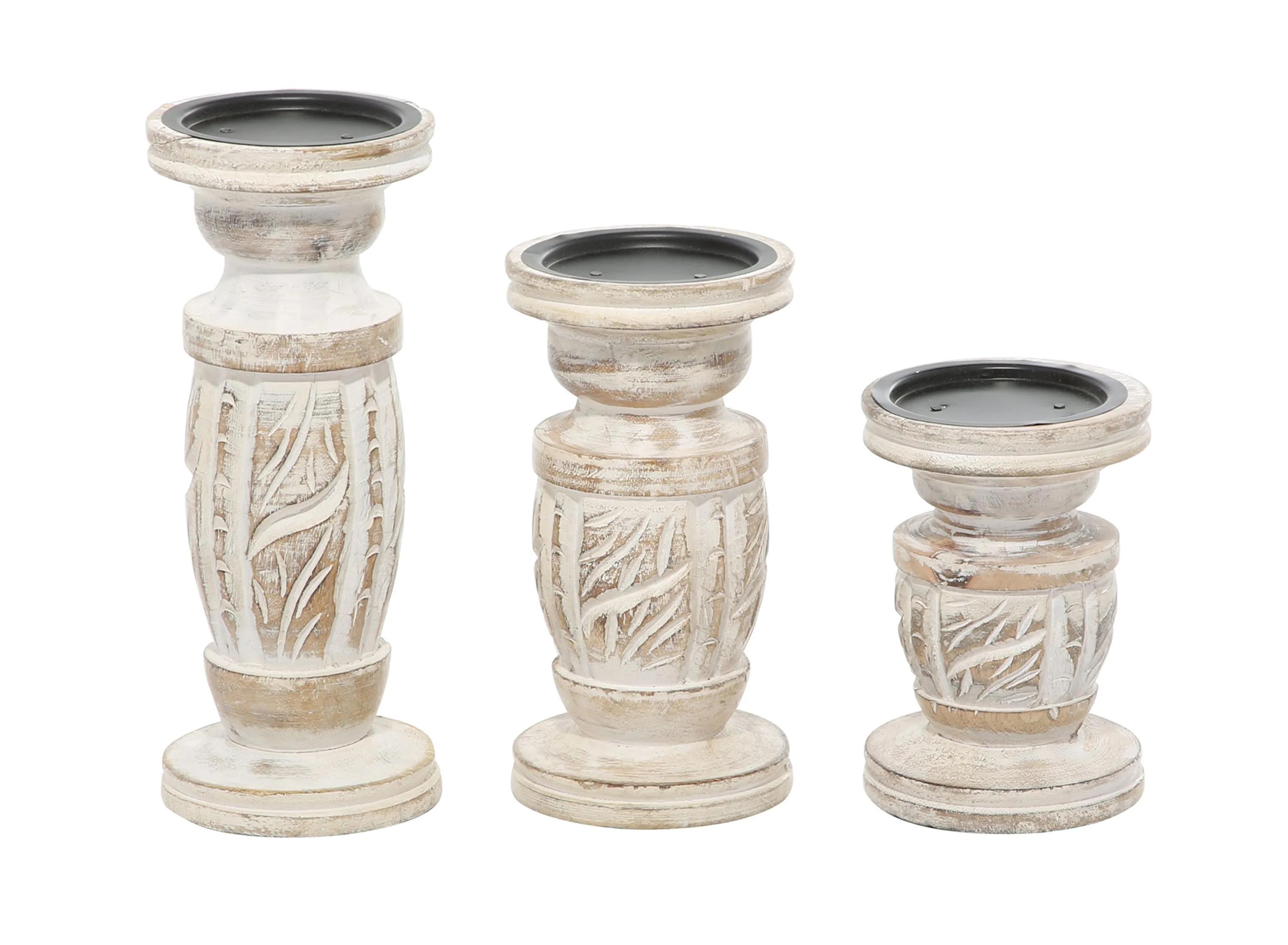 Ivy Collection Nedakh Candle Holders Set of 3