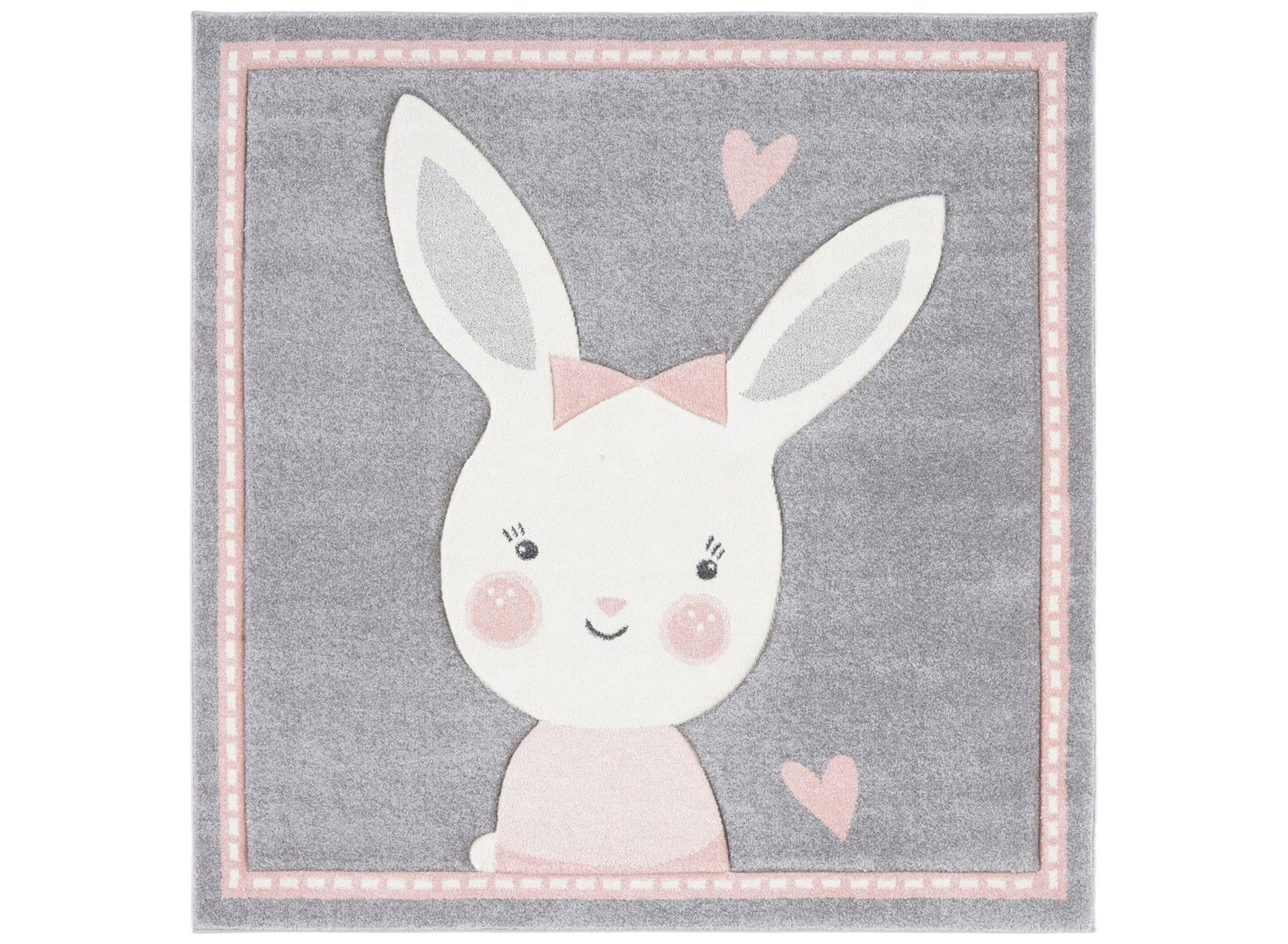 Carousel Bunny Kids Area Rug