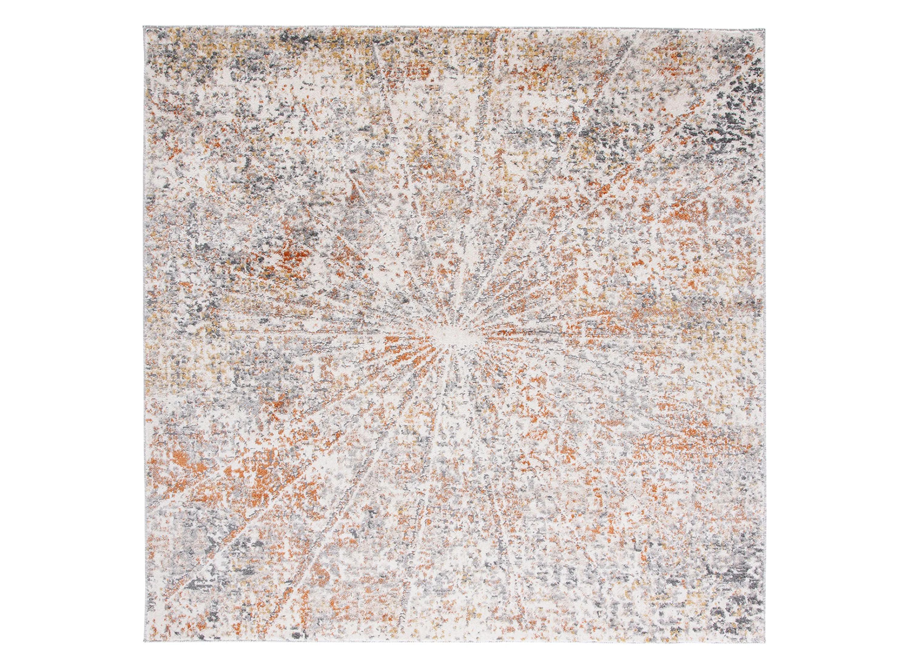 Brookvale Ivory & Gray Area Rug Square