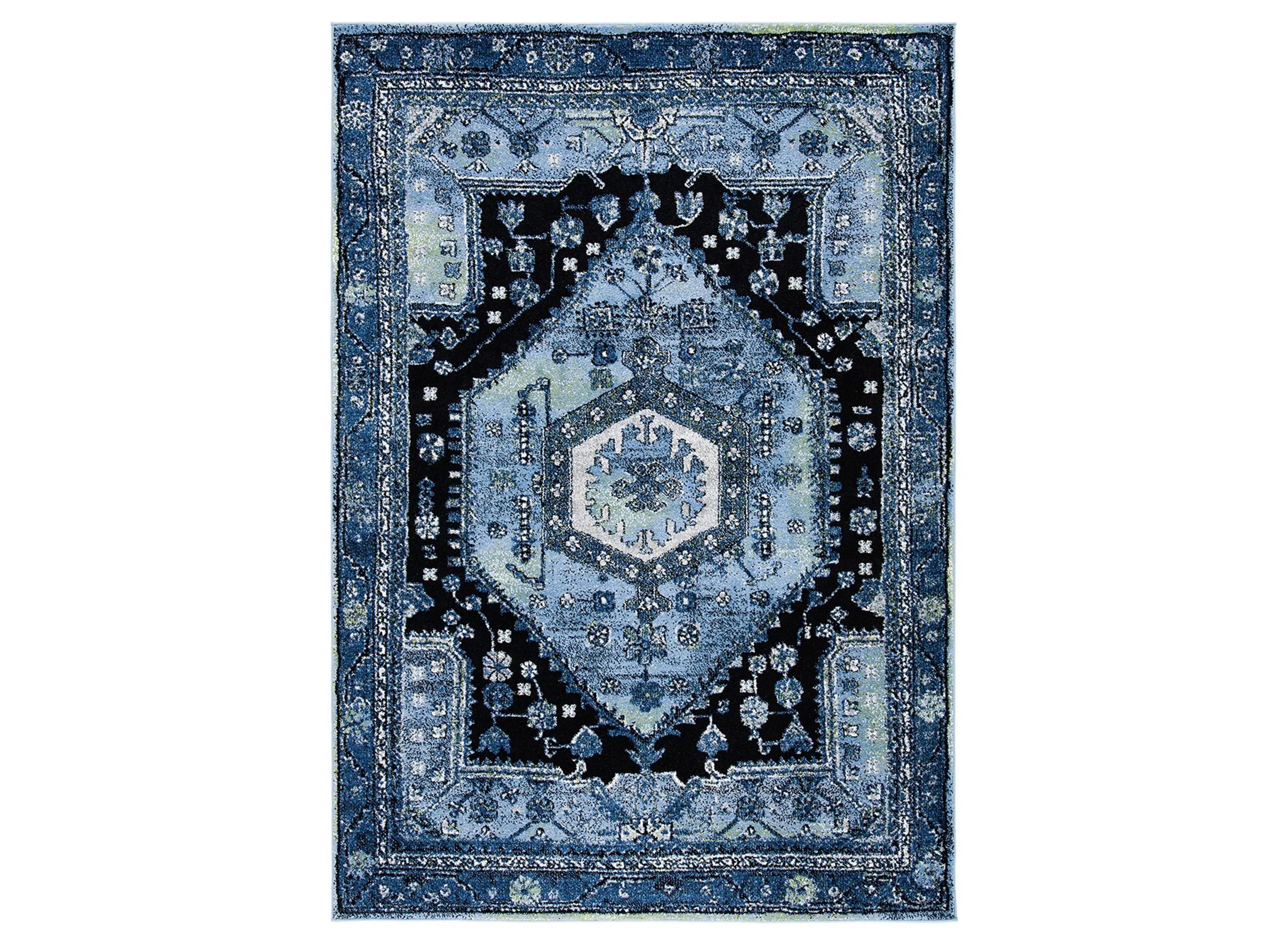 175204300 Hamadan Light Blue Area Rug sku 175204300