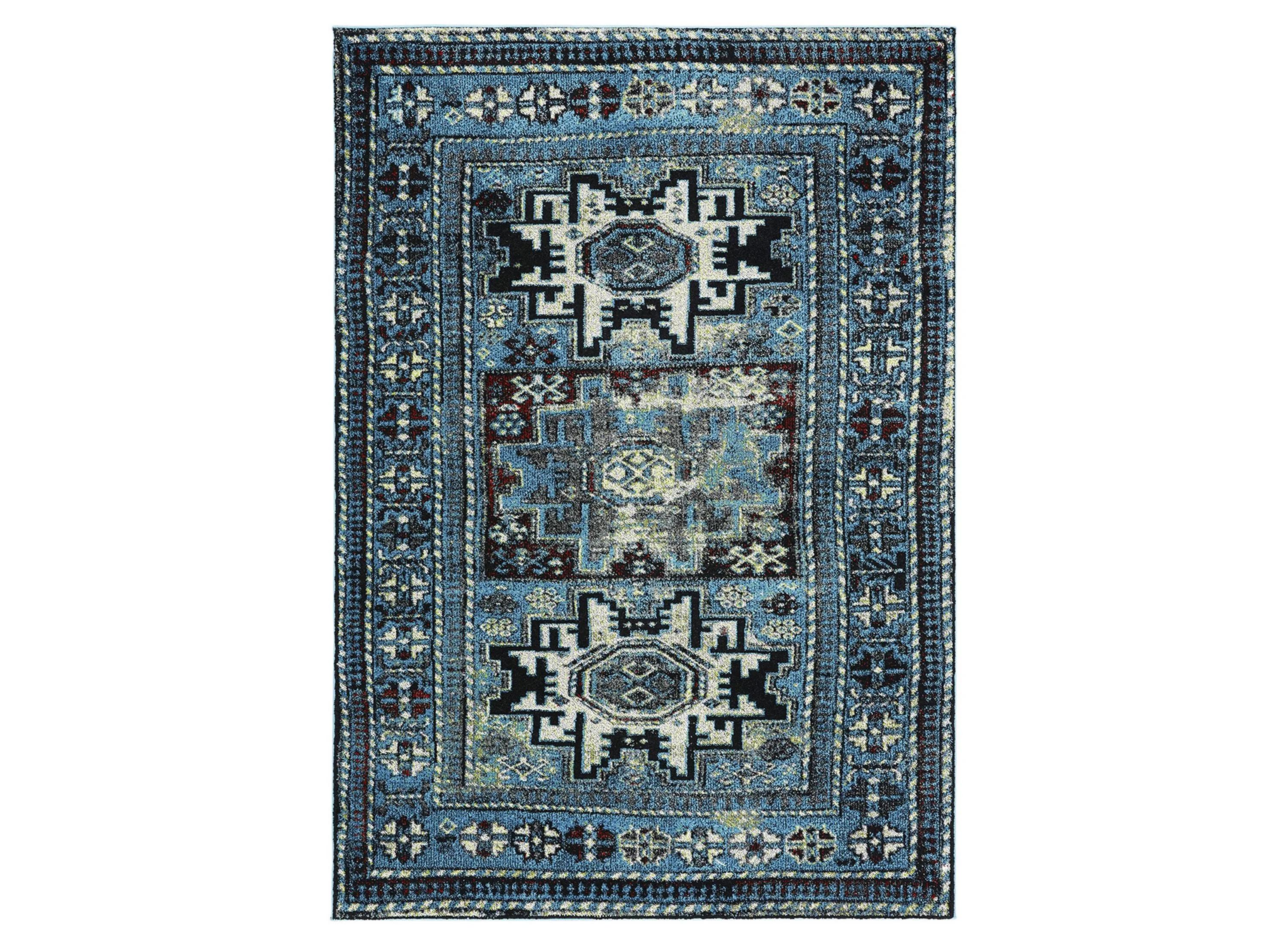 Zagros Light Blue Area Rug