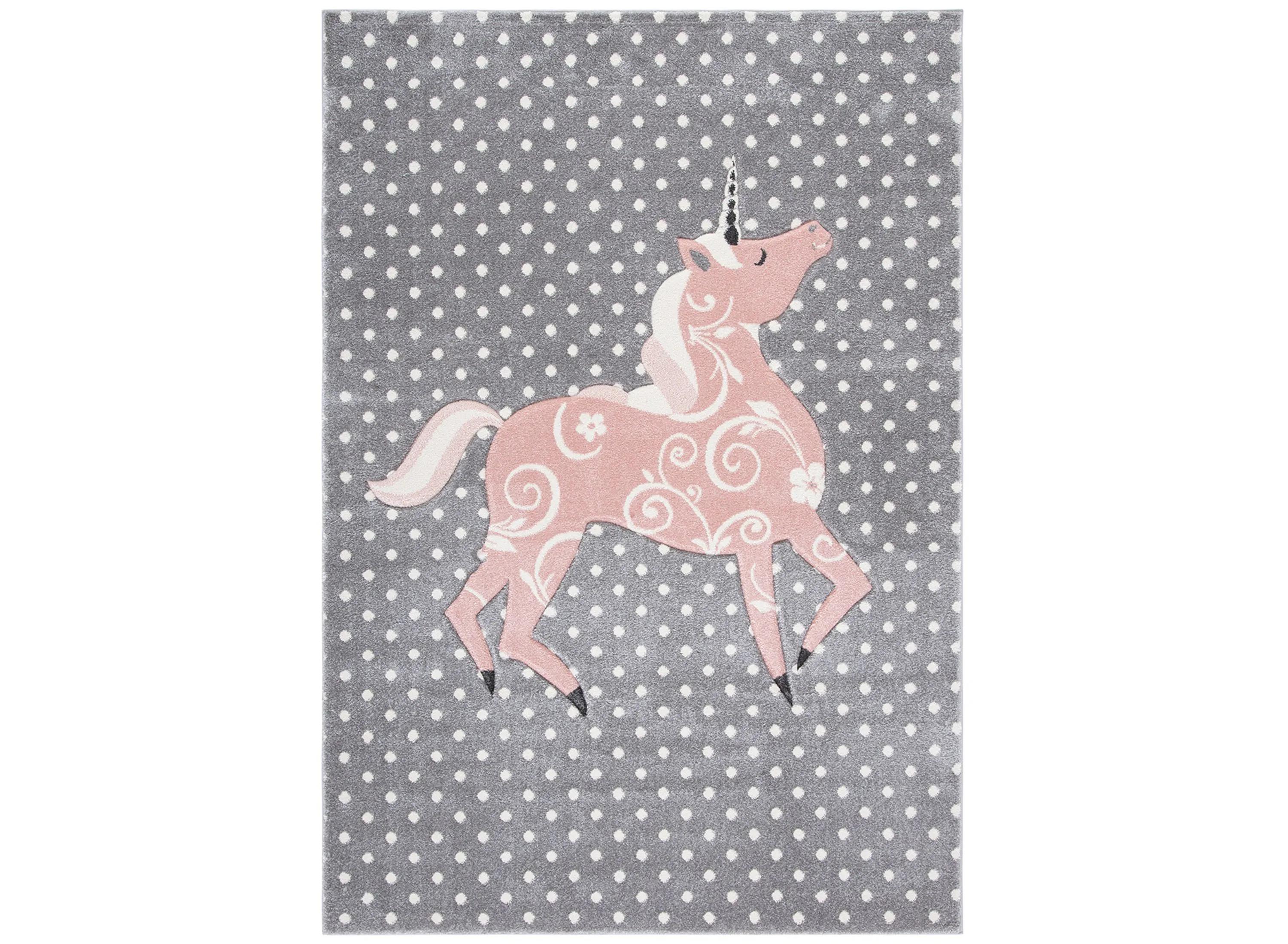 175216340 Carousel Unicorn Kids Area Rug sku 175216340