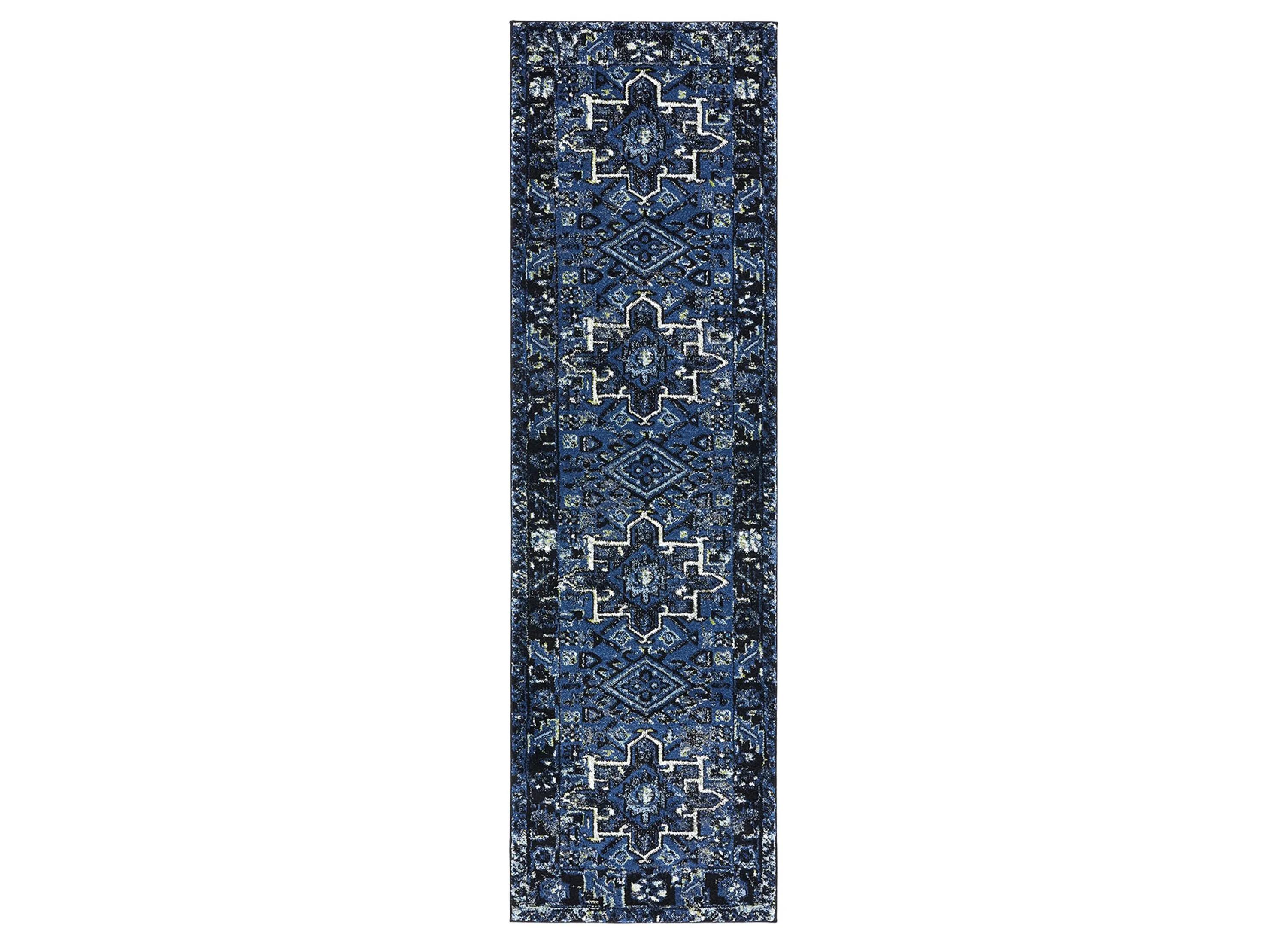 175223900 Darius Blue Runner Rug sku 175223900