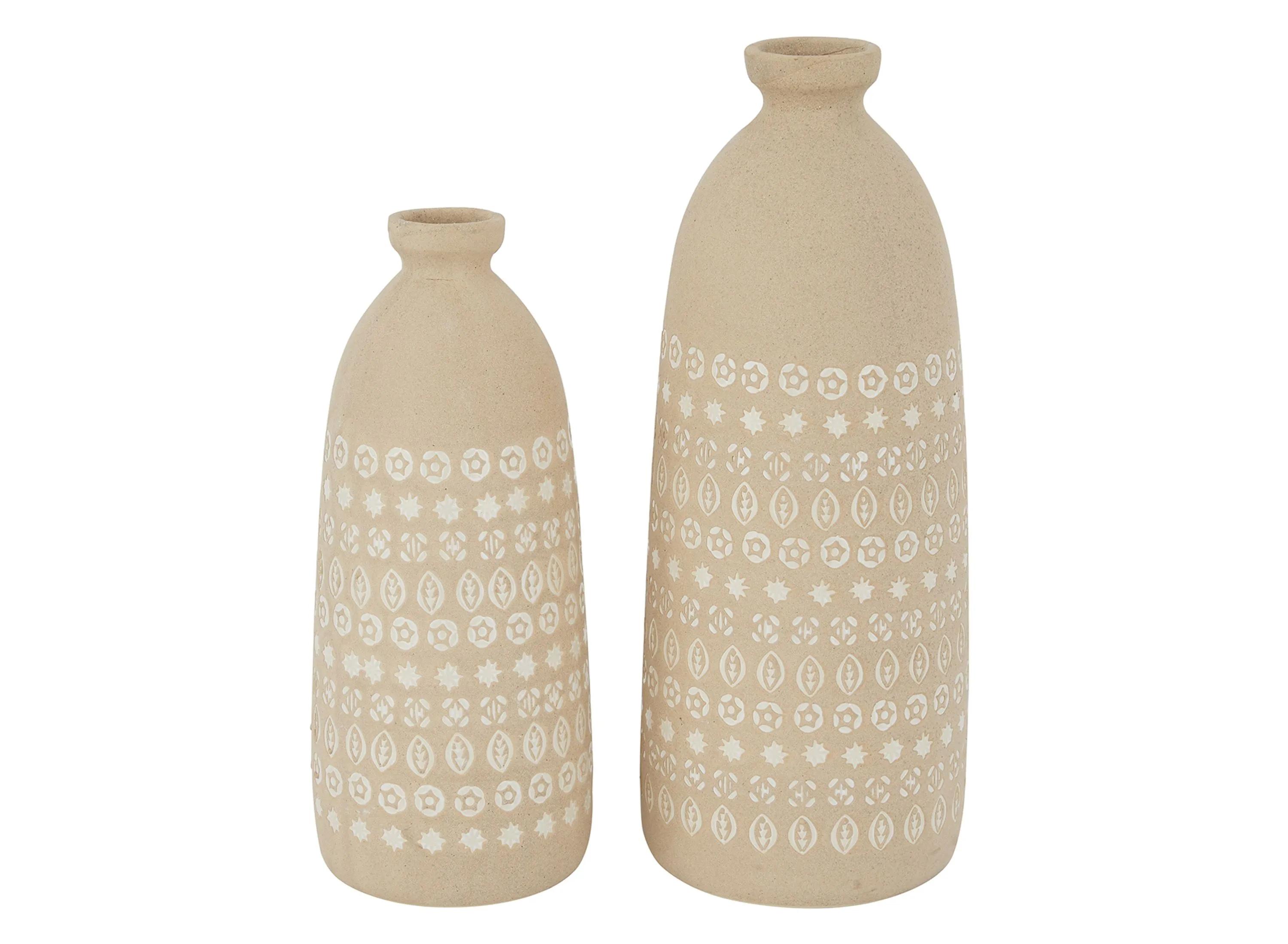 Ivy Collection Salyndas Vase Set of 2