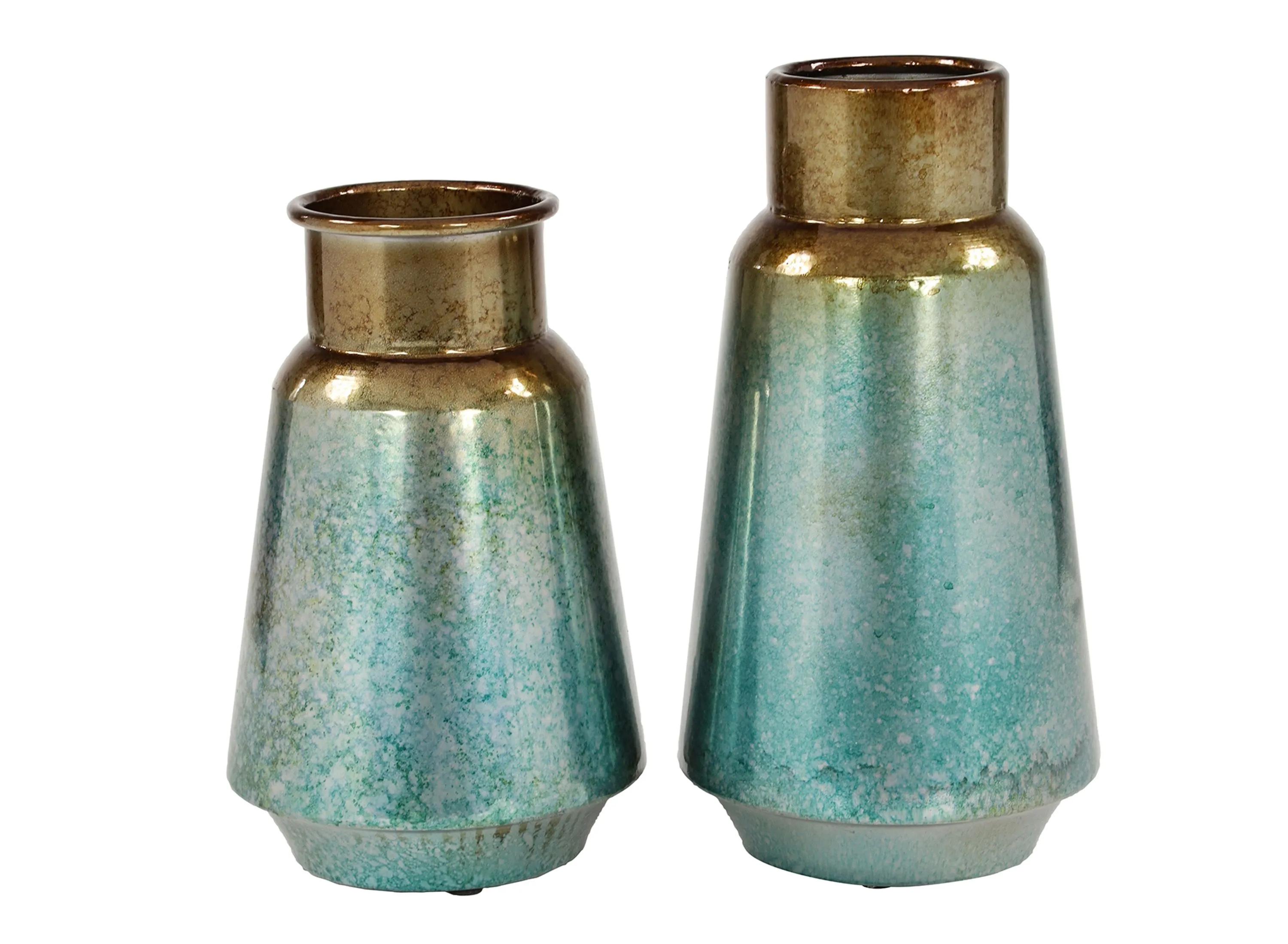 Ivy Collection Denka Vase Set of 2