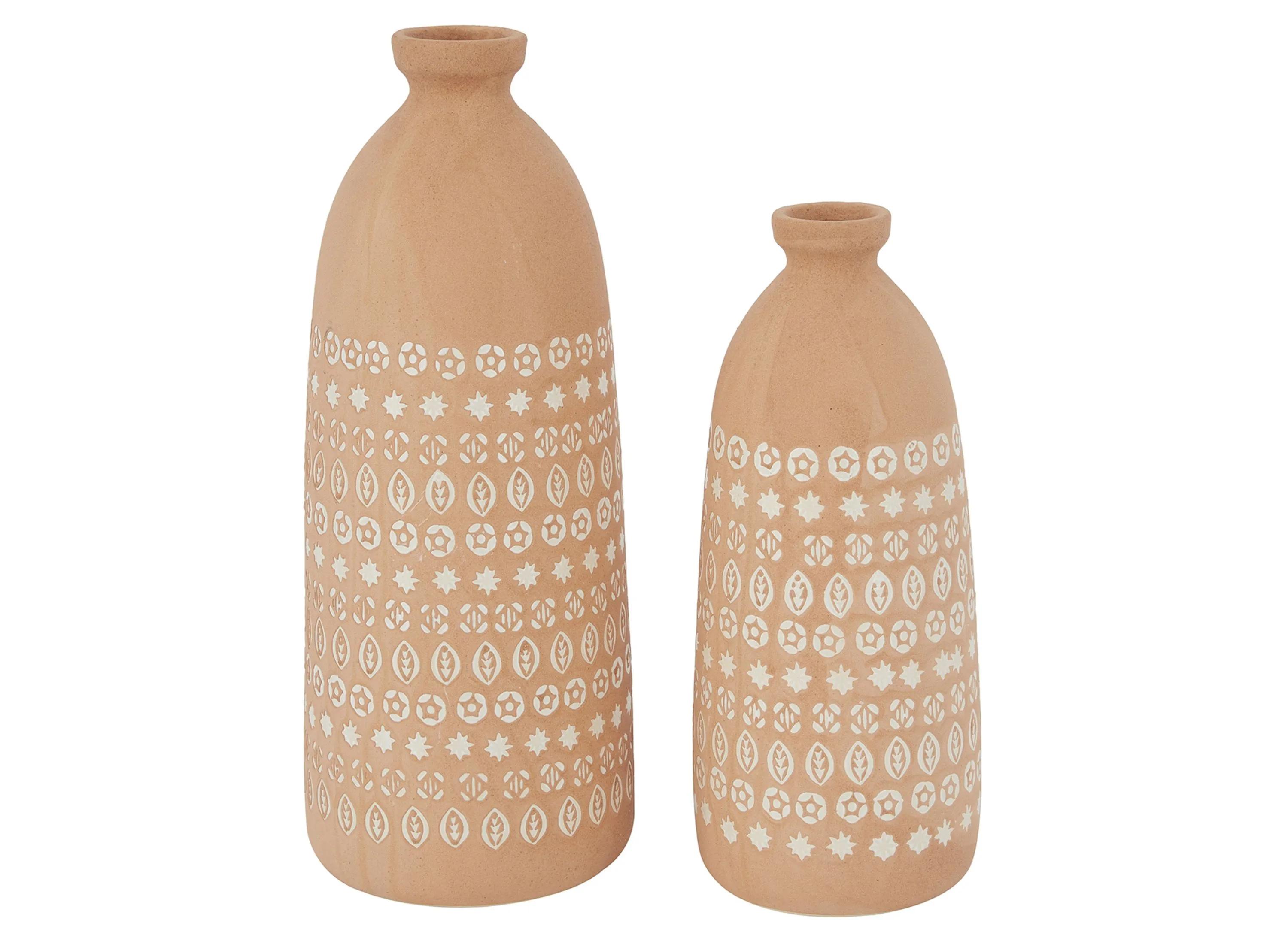 Ivy Collection Salyndas Vase Set of 2