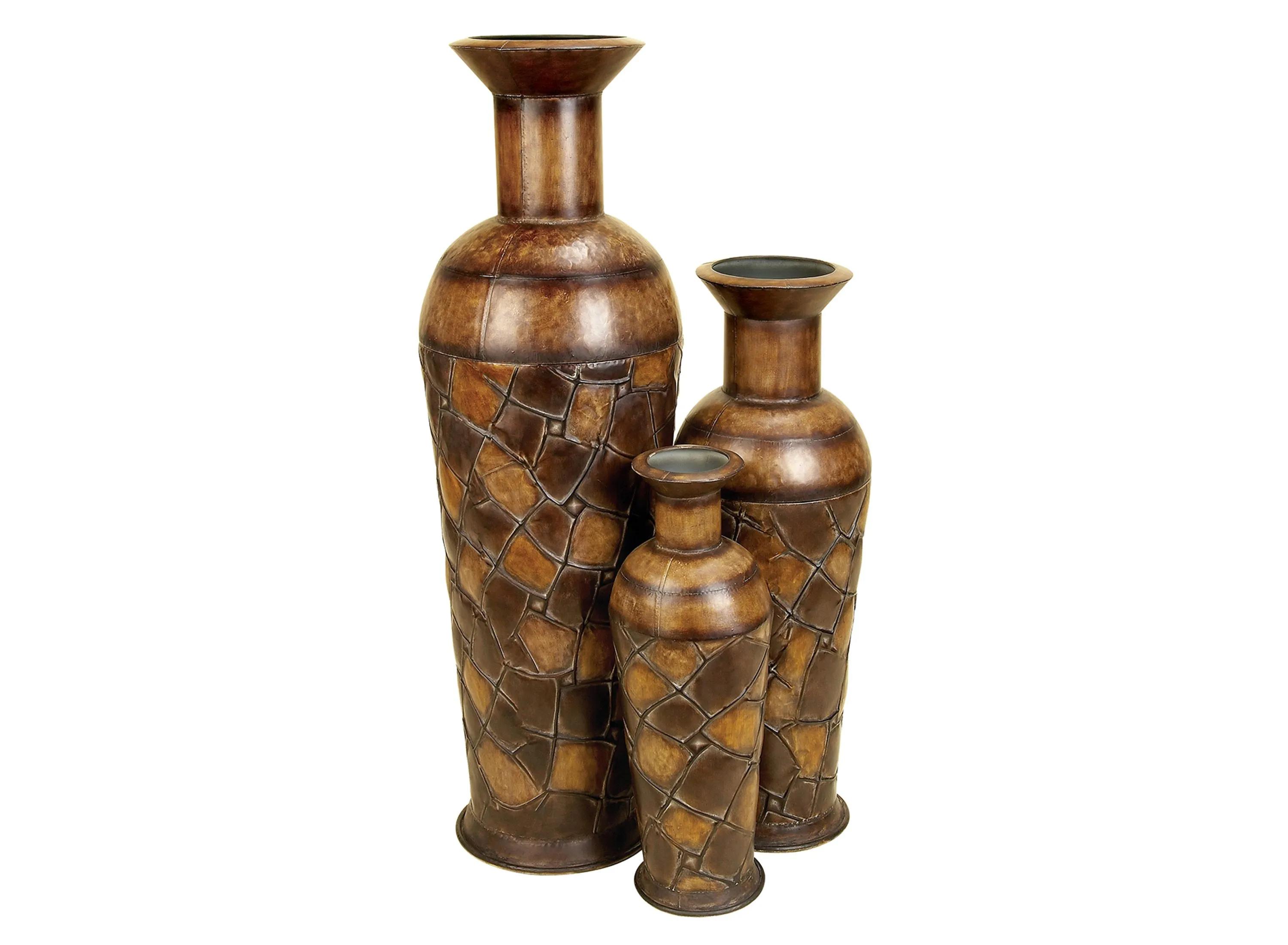 Ivy Collection Zorcist Vase - Set of 3