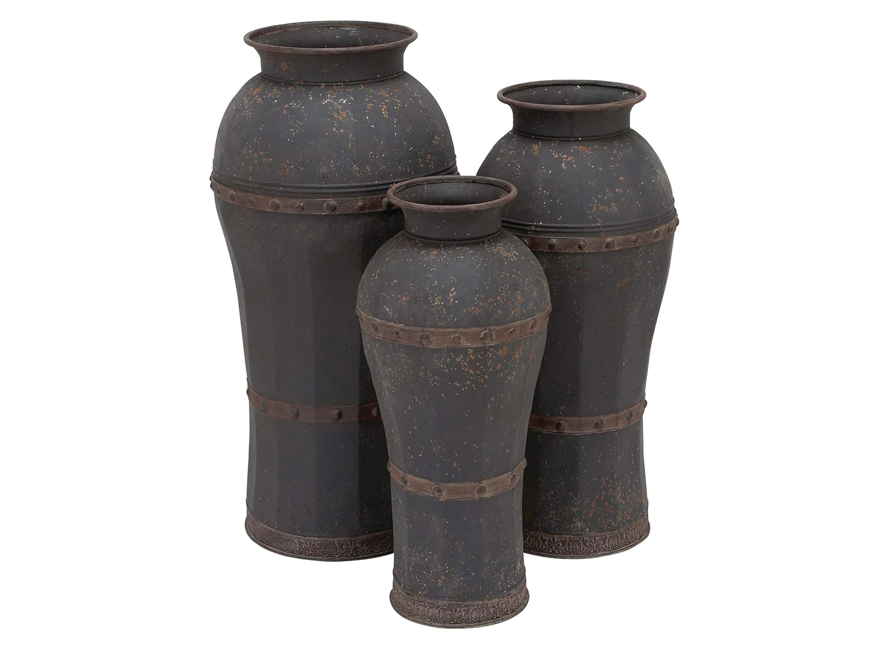 Ivy Collection Winterbourne Vase Set of 3
