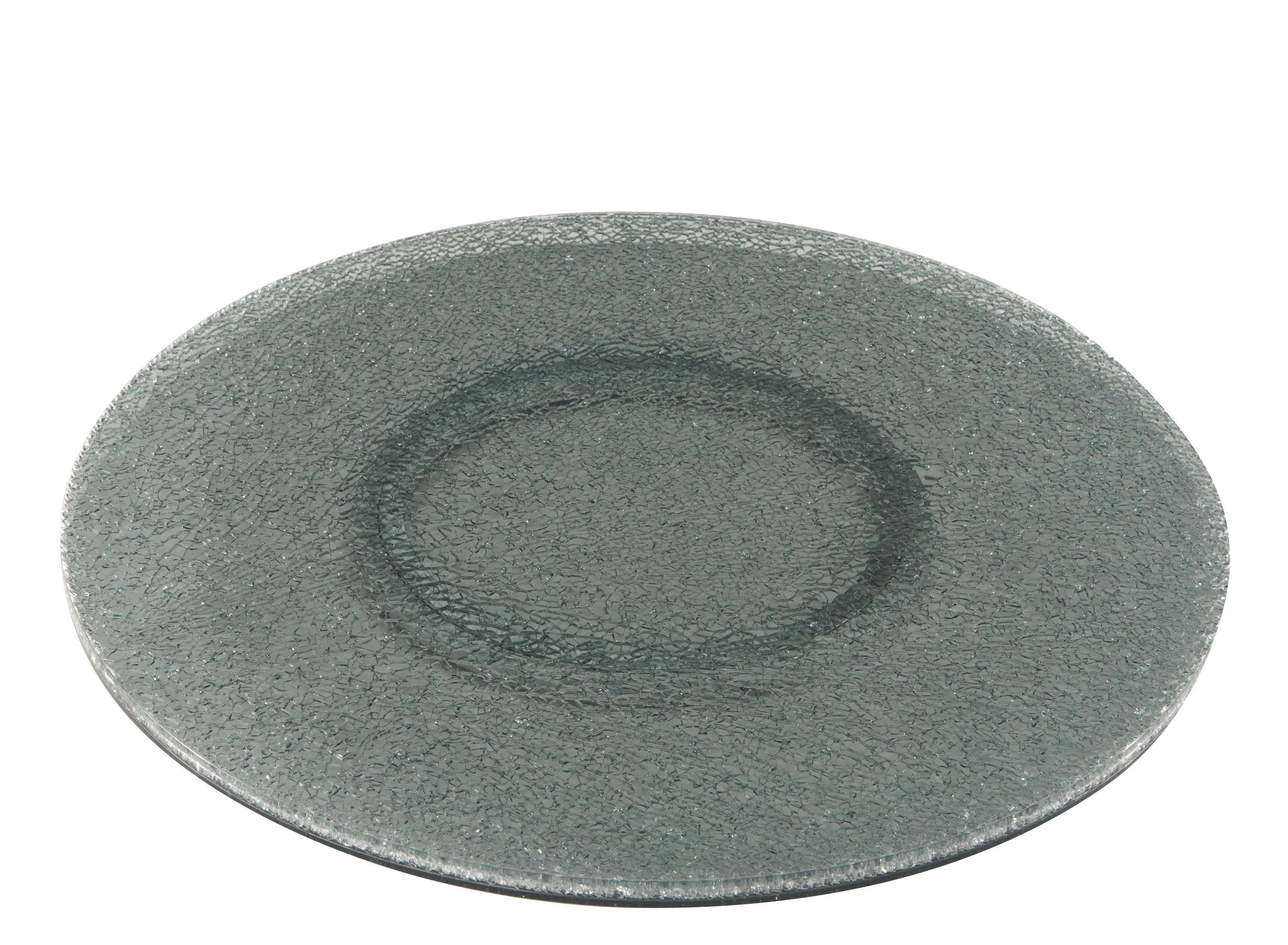 Smoked, Crack-Glass Lazy Susan