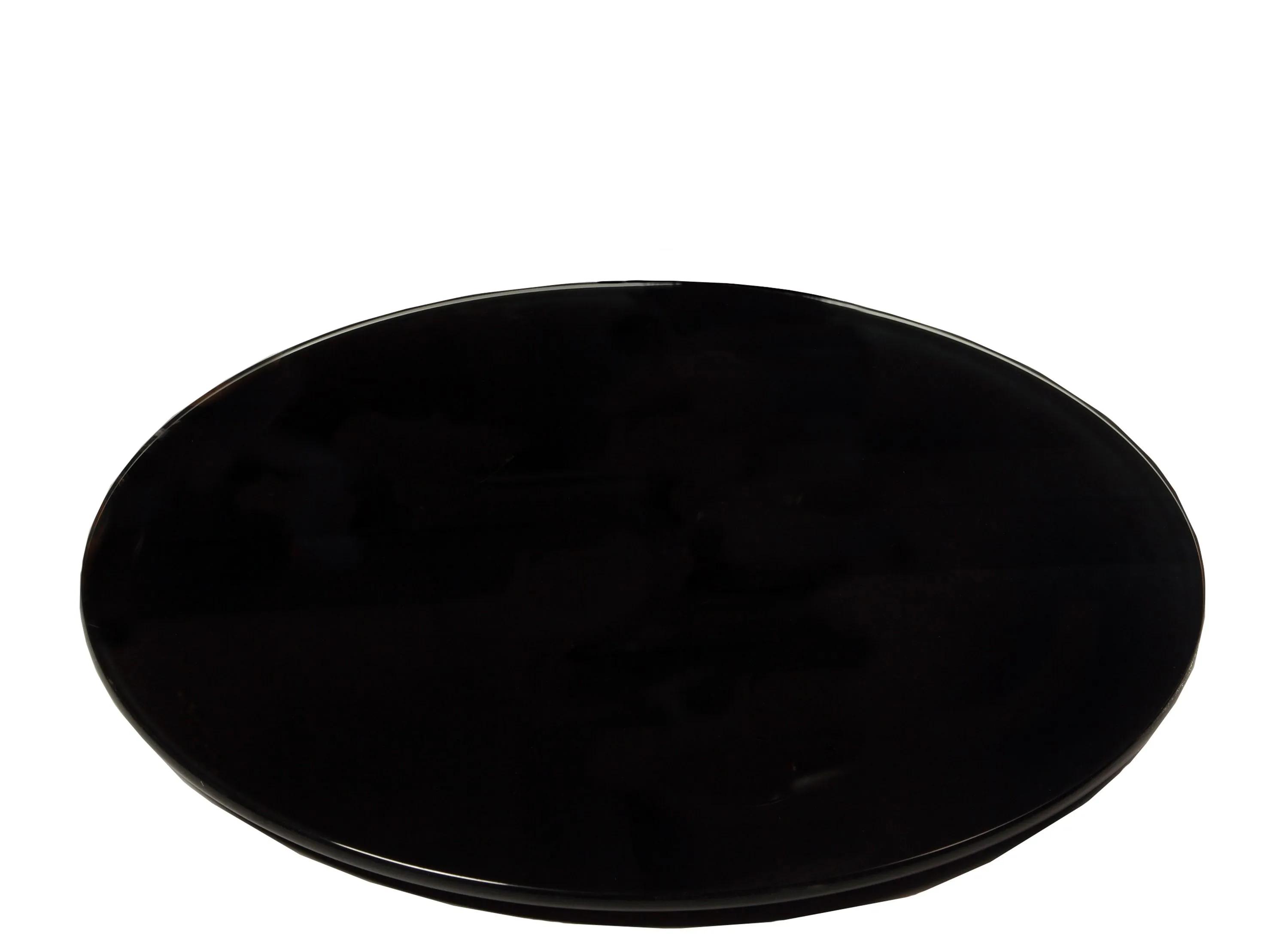 Black Glass Lazy Susan