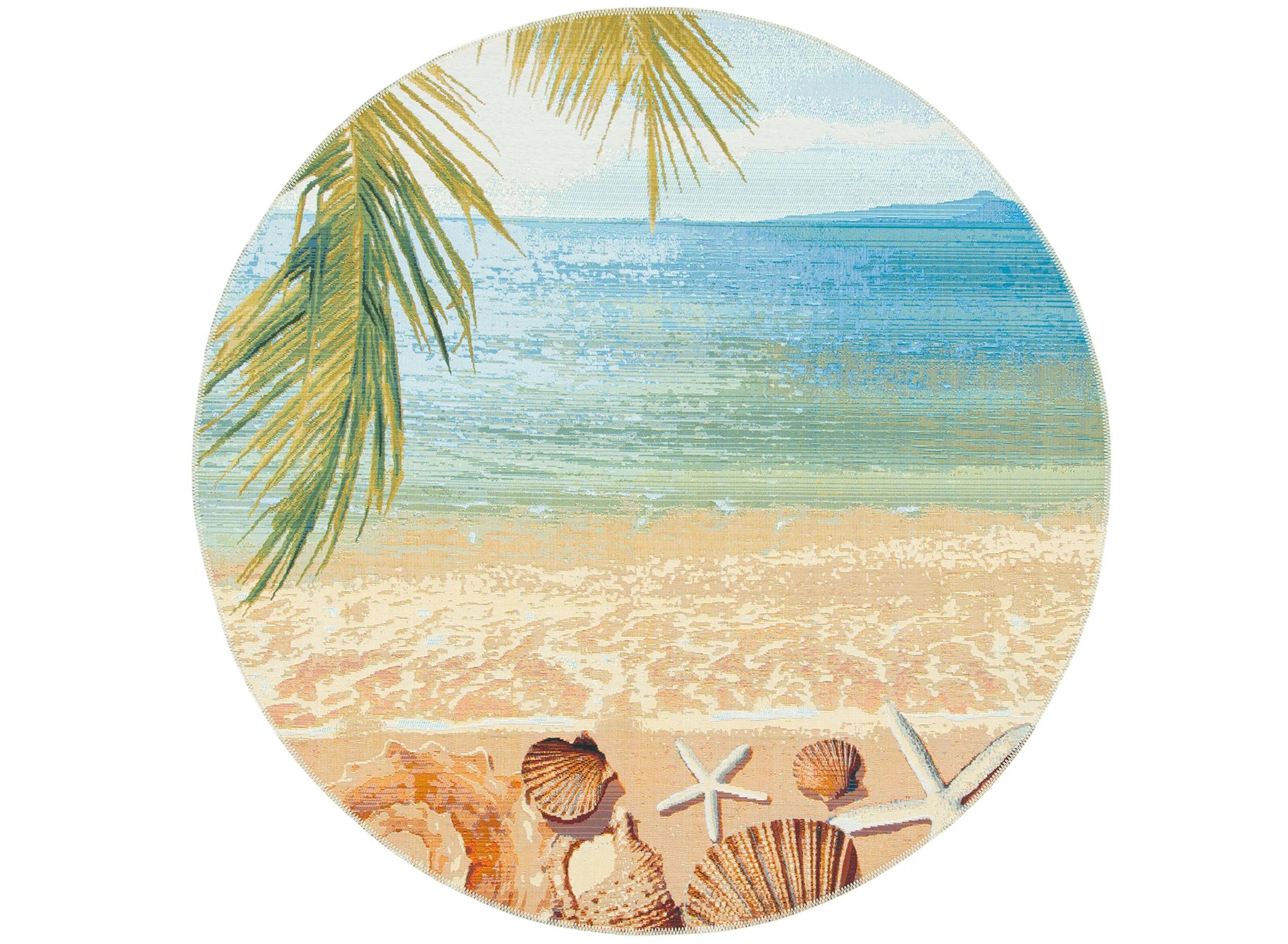 Barbados Shell Indoor/Outdoor Area Rug