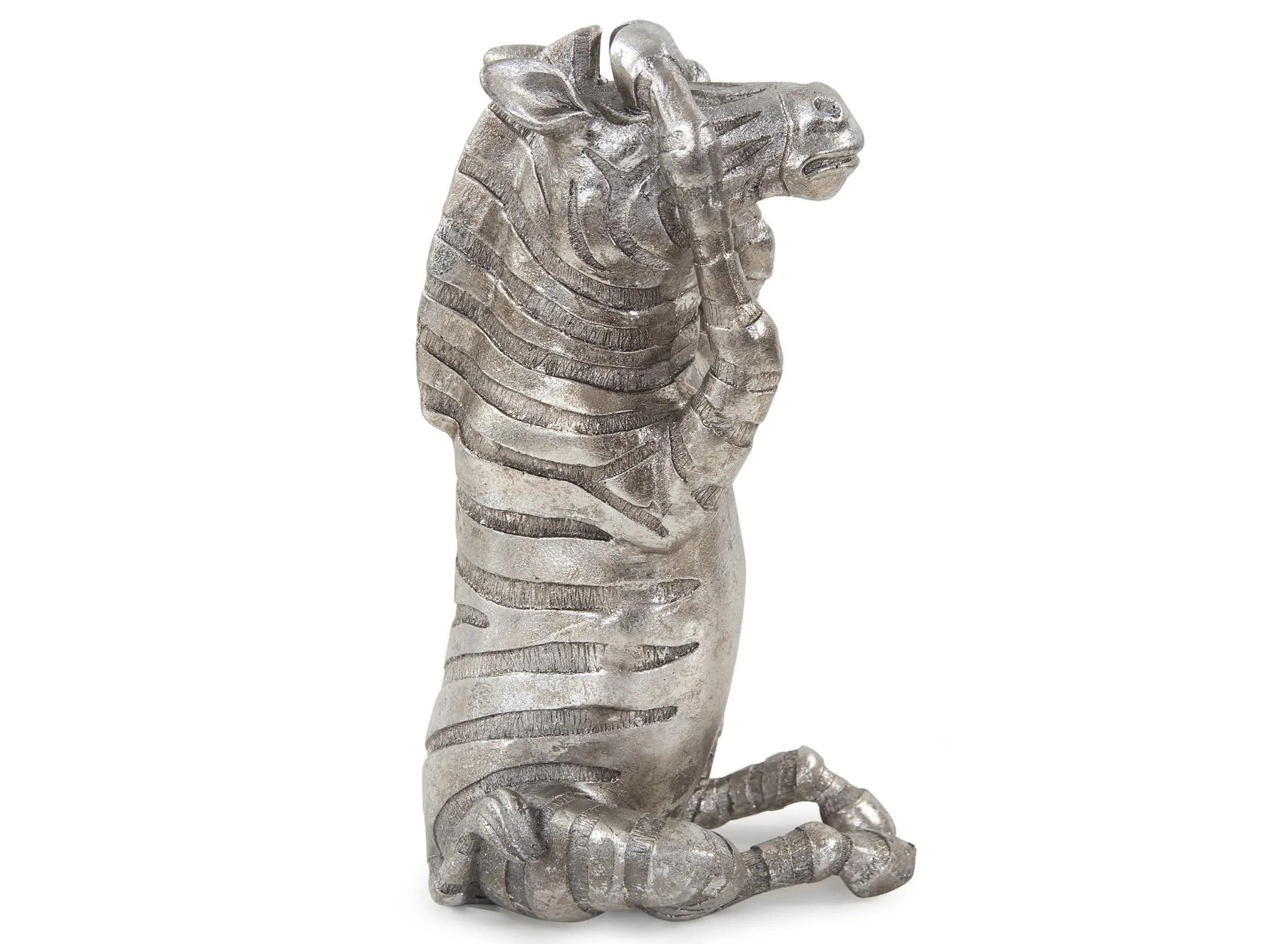 Zuri Zebra (See No Evil) Sculpture