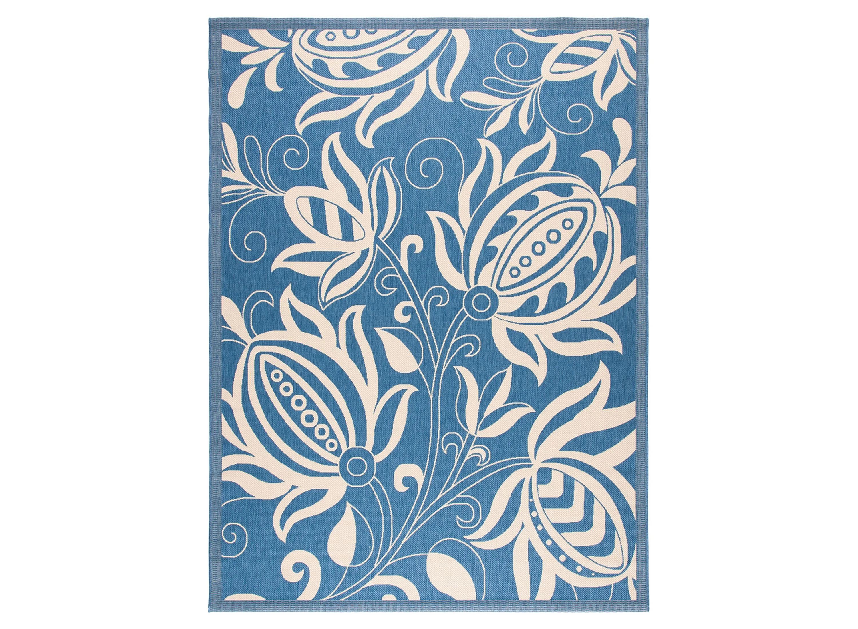 Courtyard Patterned Indoor/Outdoor Area Rug