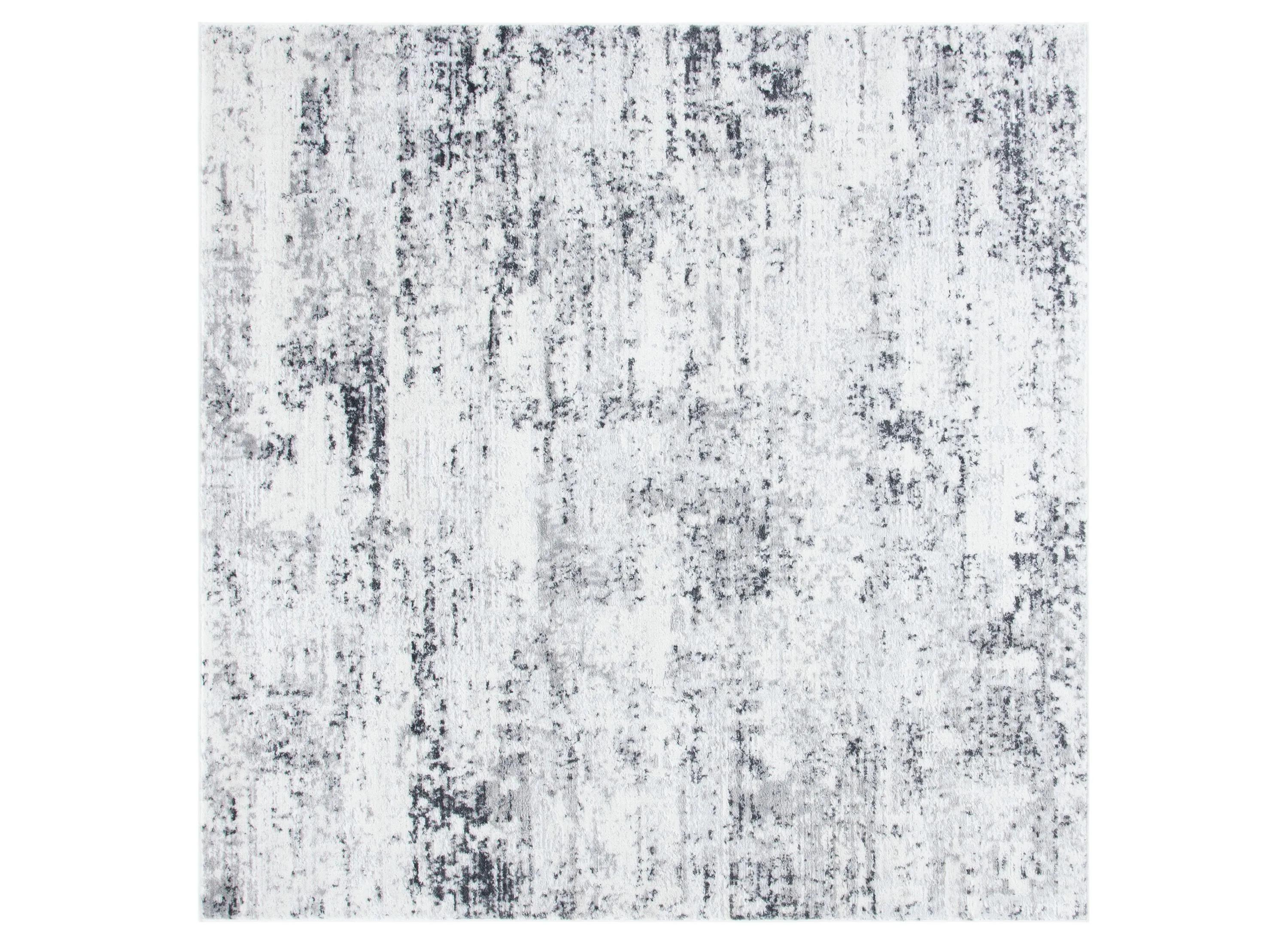 Safavieh Amelia Evanne 6'-7" X 6'-7" Square Rug - Gray/Grey