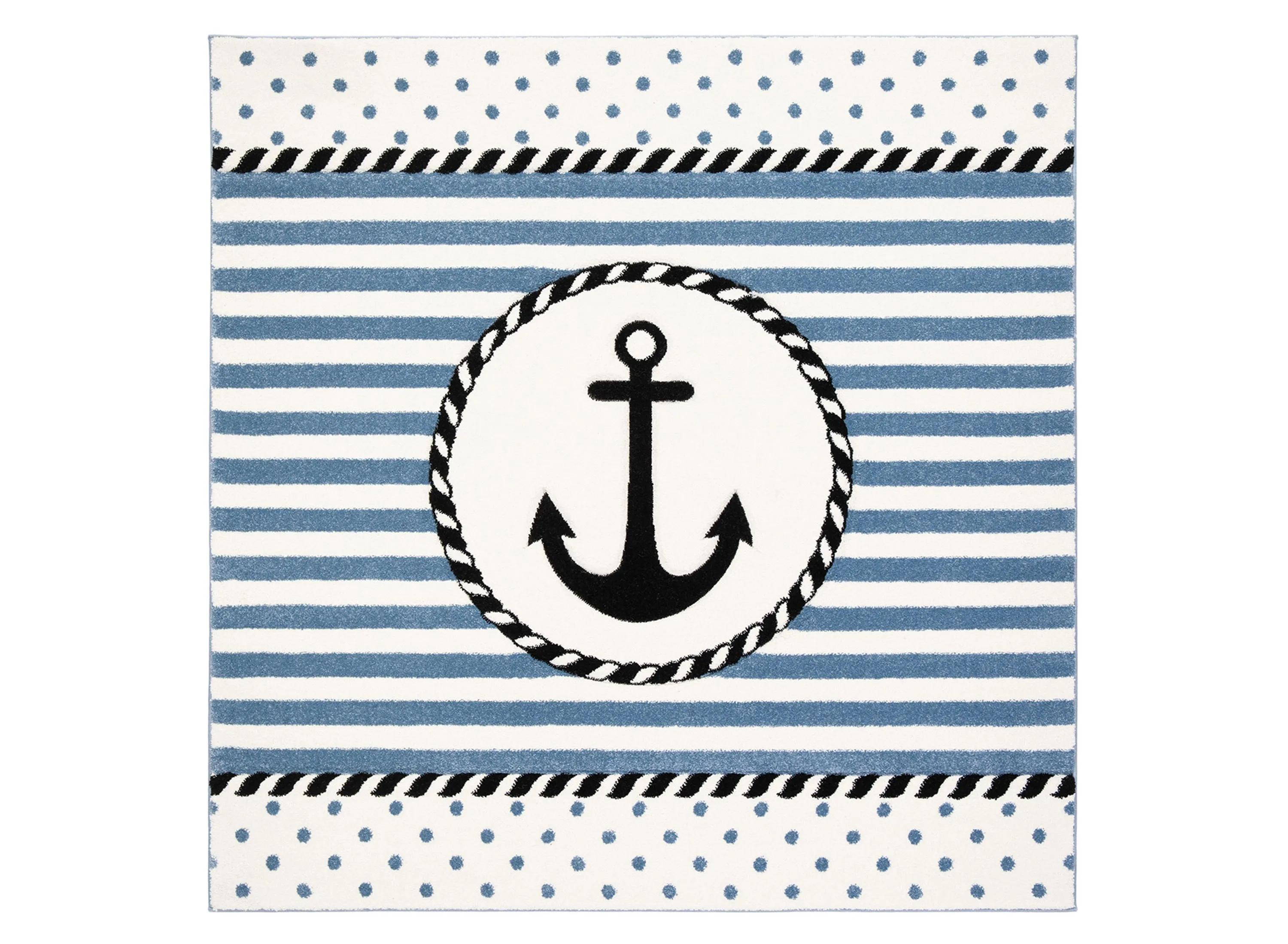 Carousel Anchor Kids Area Rug
