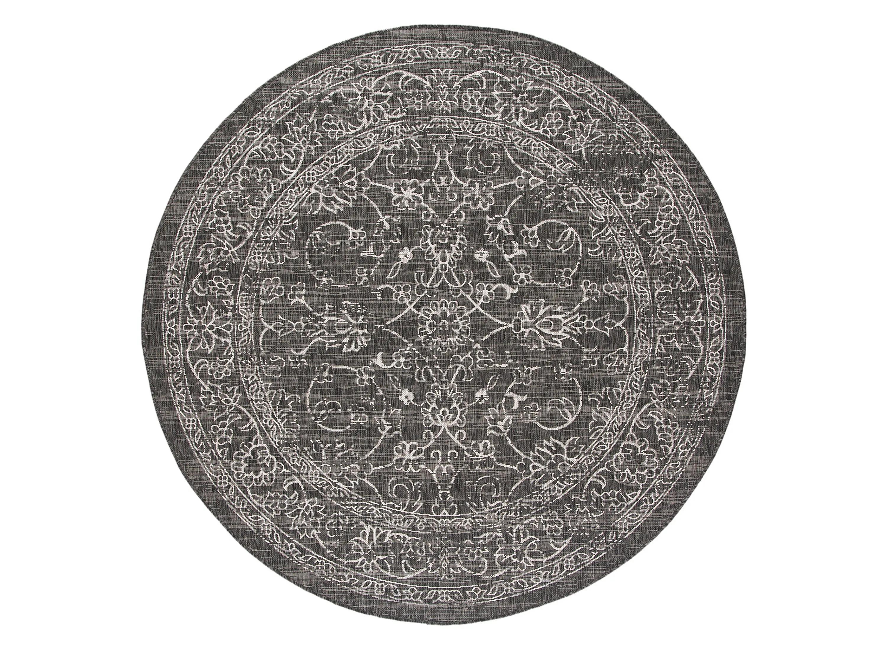 176186800 Courtyard Pacific Indoor/Outdoor Area Rug Round sku 176186800