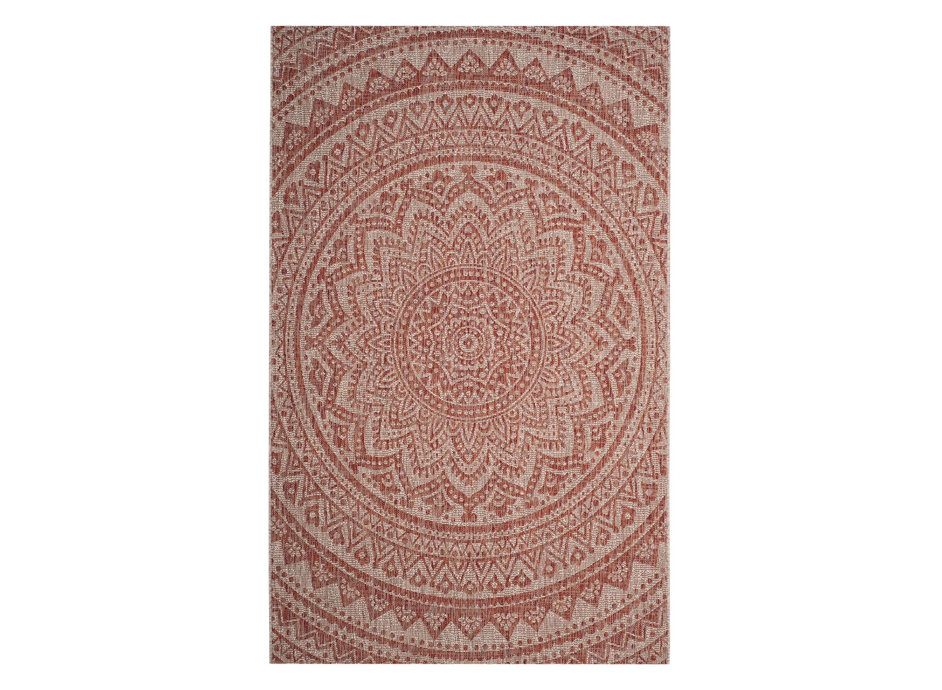 Courtyard Mandala Indoor/Outdoor Area Rug