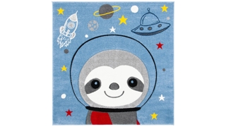 Carousel Sloth Kids Area Rug