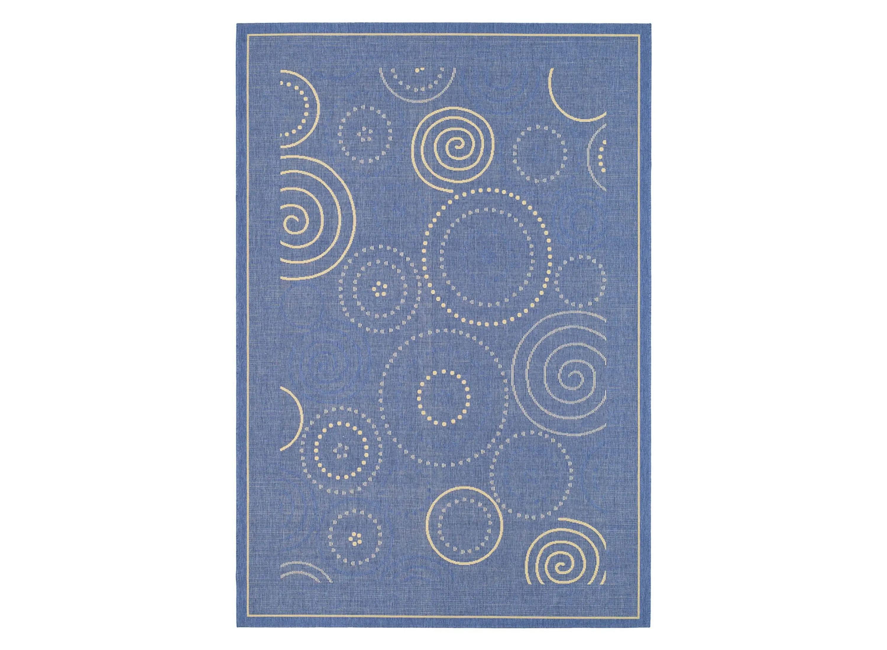 Courtyard Circles Indoor/Outdoor Area Rug