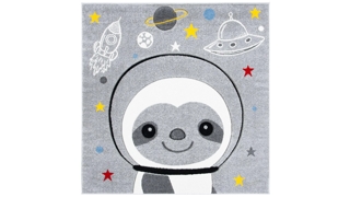 Carousel Sloth Kids Area Rug