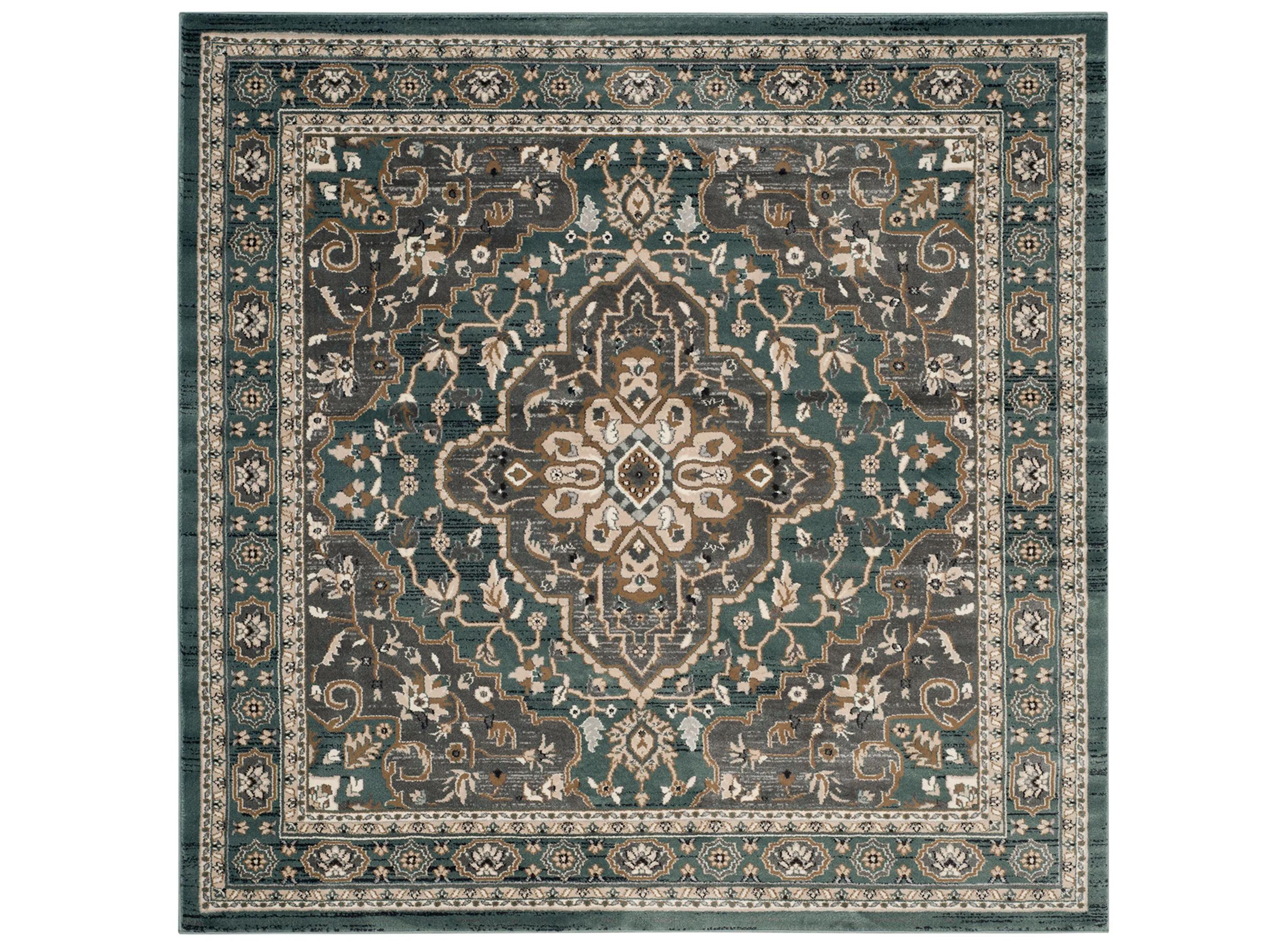 Safavieh Lyndhurst Reese Rug - 7' x 7' Square - Green