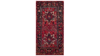 Darius Red Area Rug