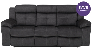 Lugano Microfiber Reclining Sofa
